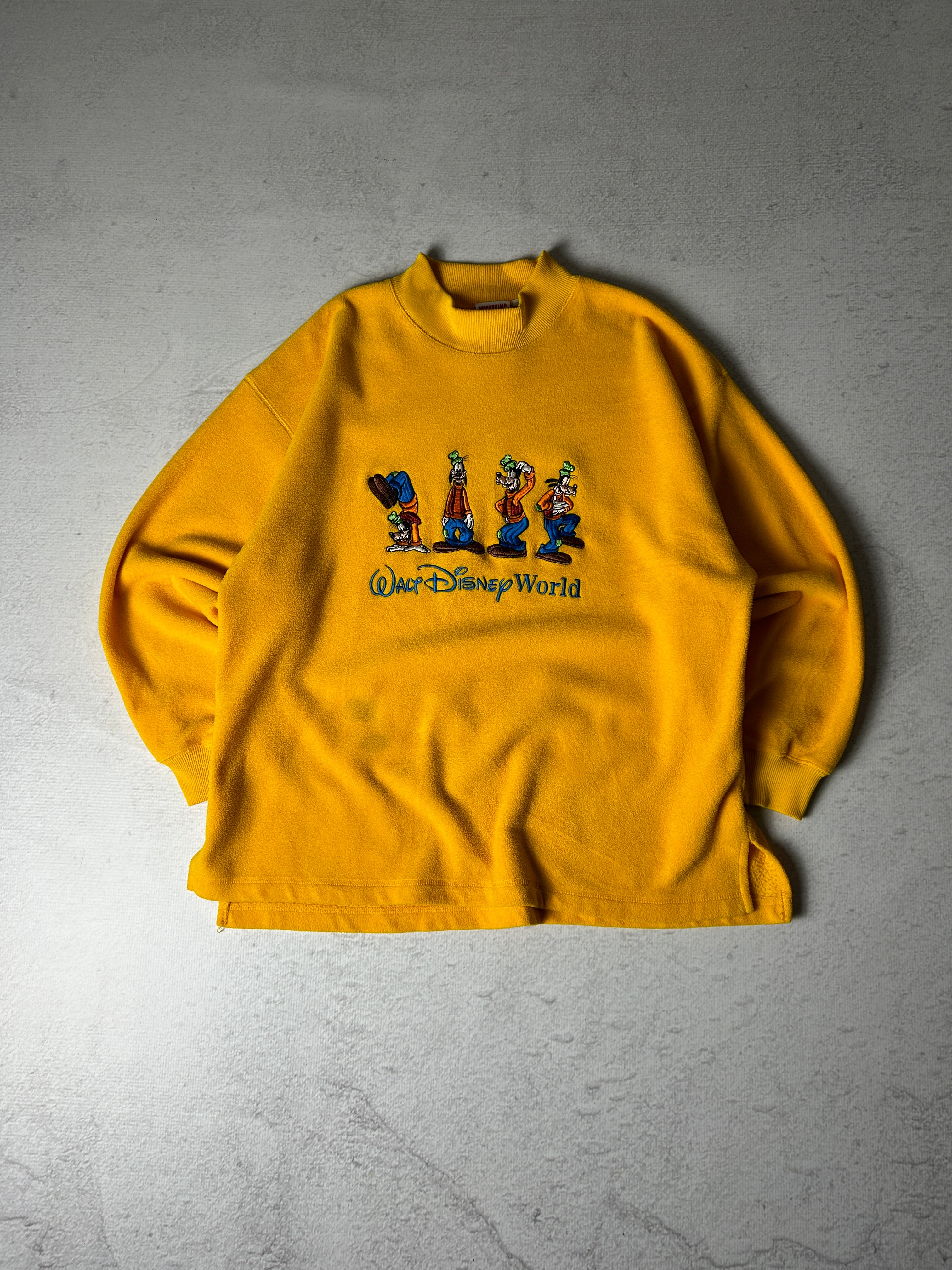 Vintage Disney Goofy Fleece Sweatshirt - Men's Large