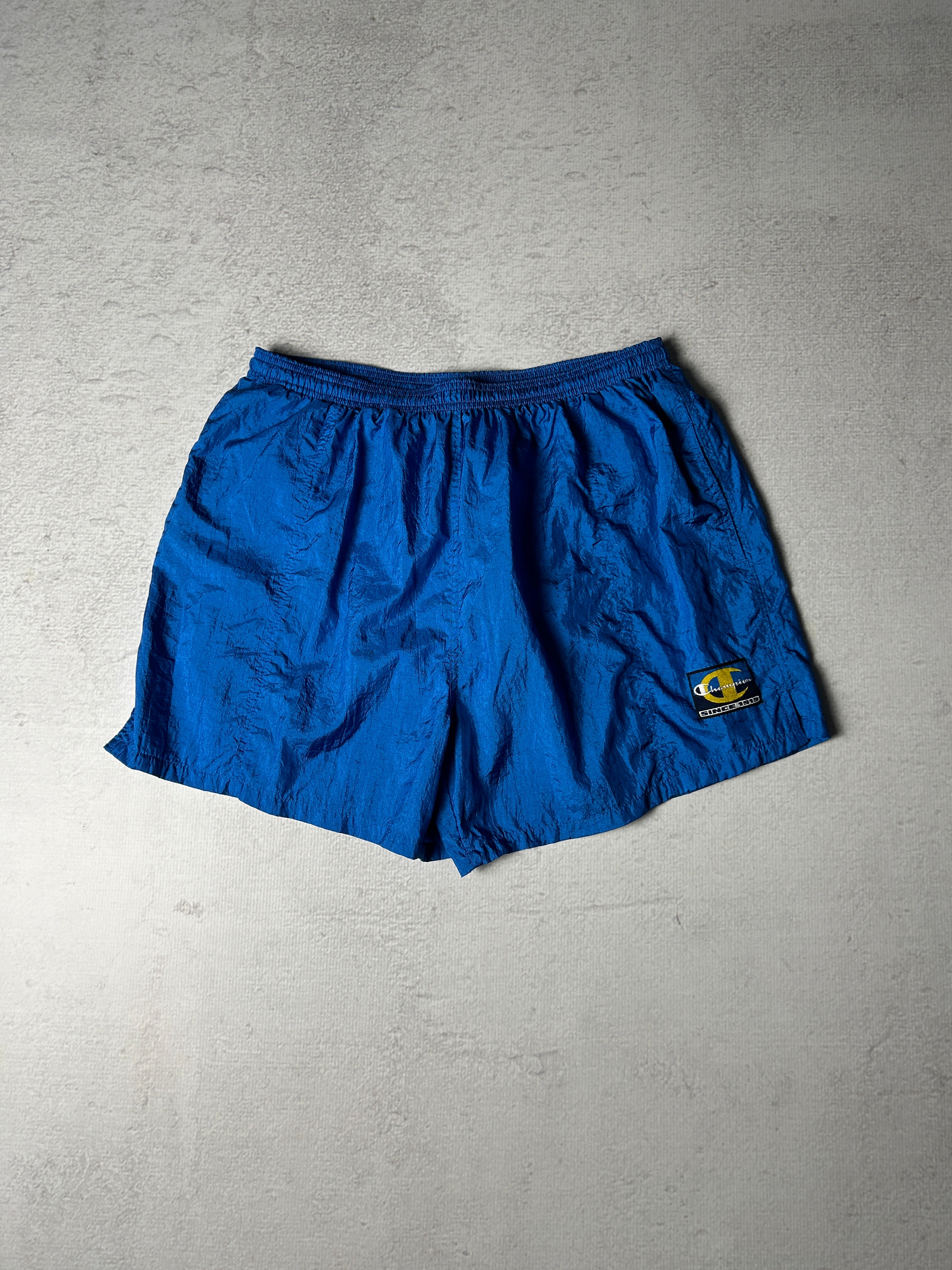 Vintage Champion Track Shorts - Men's Large