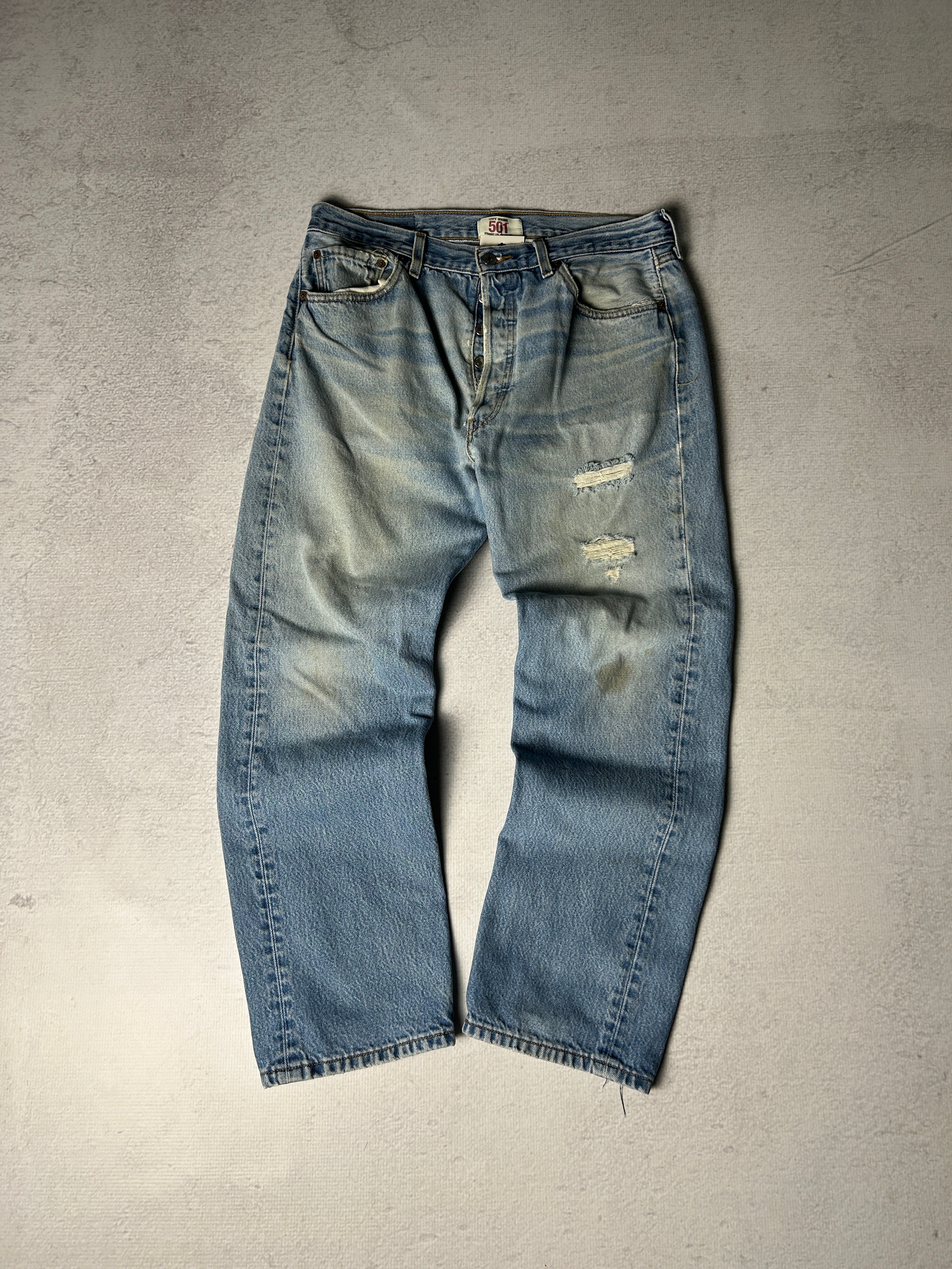 Vintage 90s Levis 501 Straight Leg Jeans - Men's 35Wx31