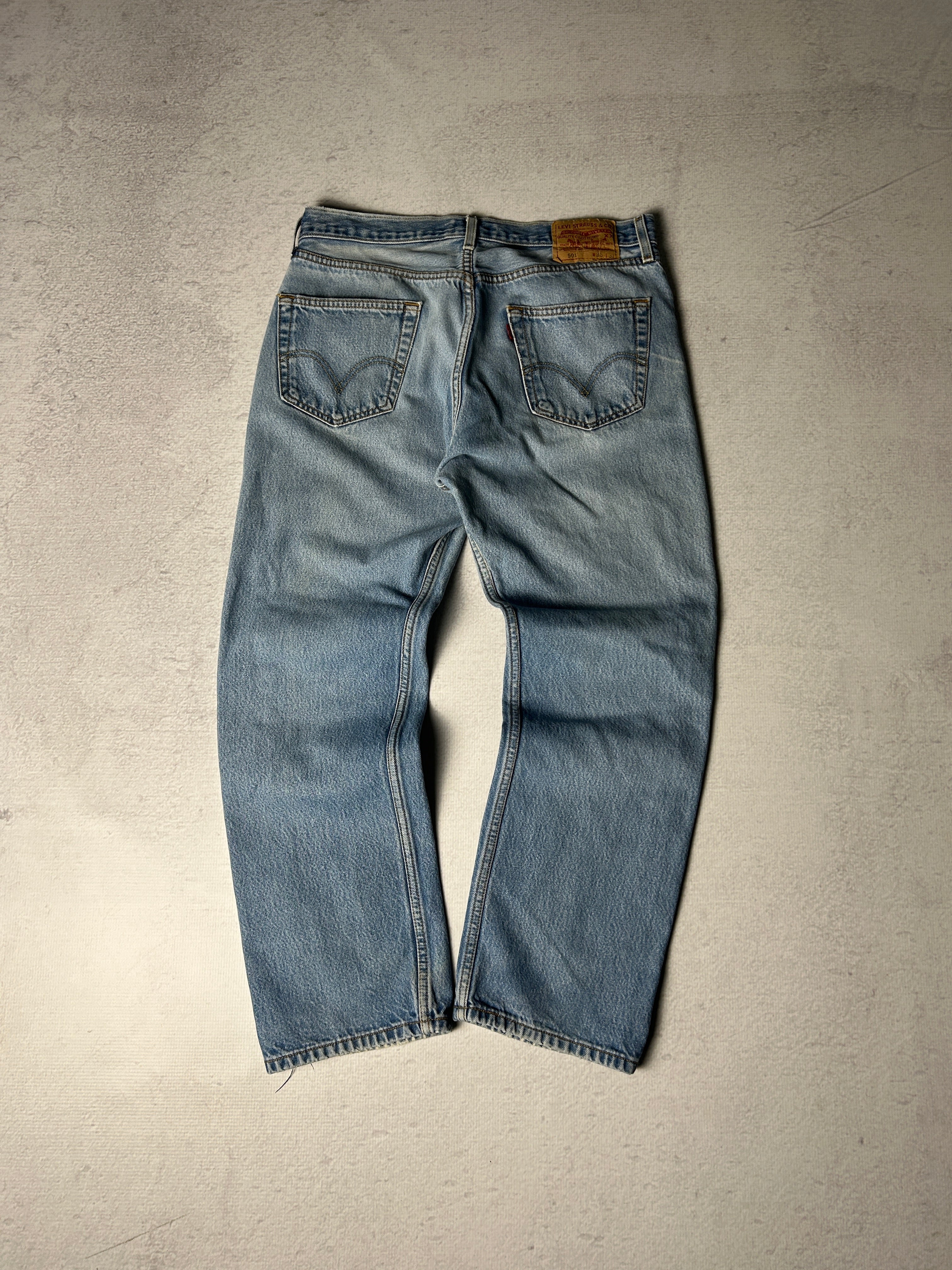 Vintage 90s Levis 501 Straight Leg Jeans - Men's 35Wx31