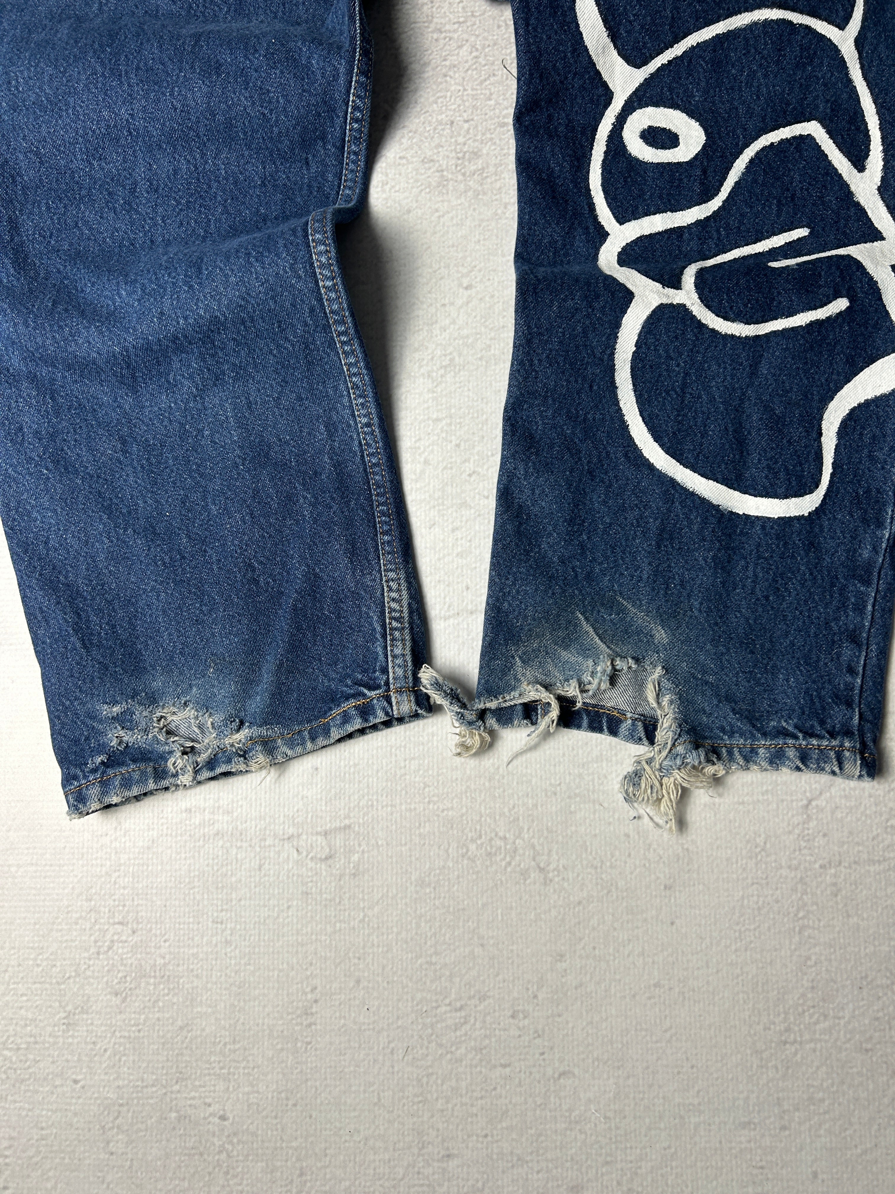 Vintage 90s Levis Custom Straight Leg Jeans - Men's 38Wx30L