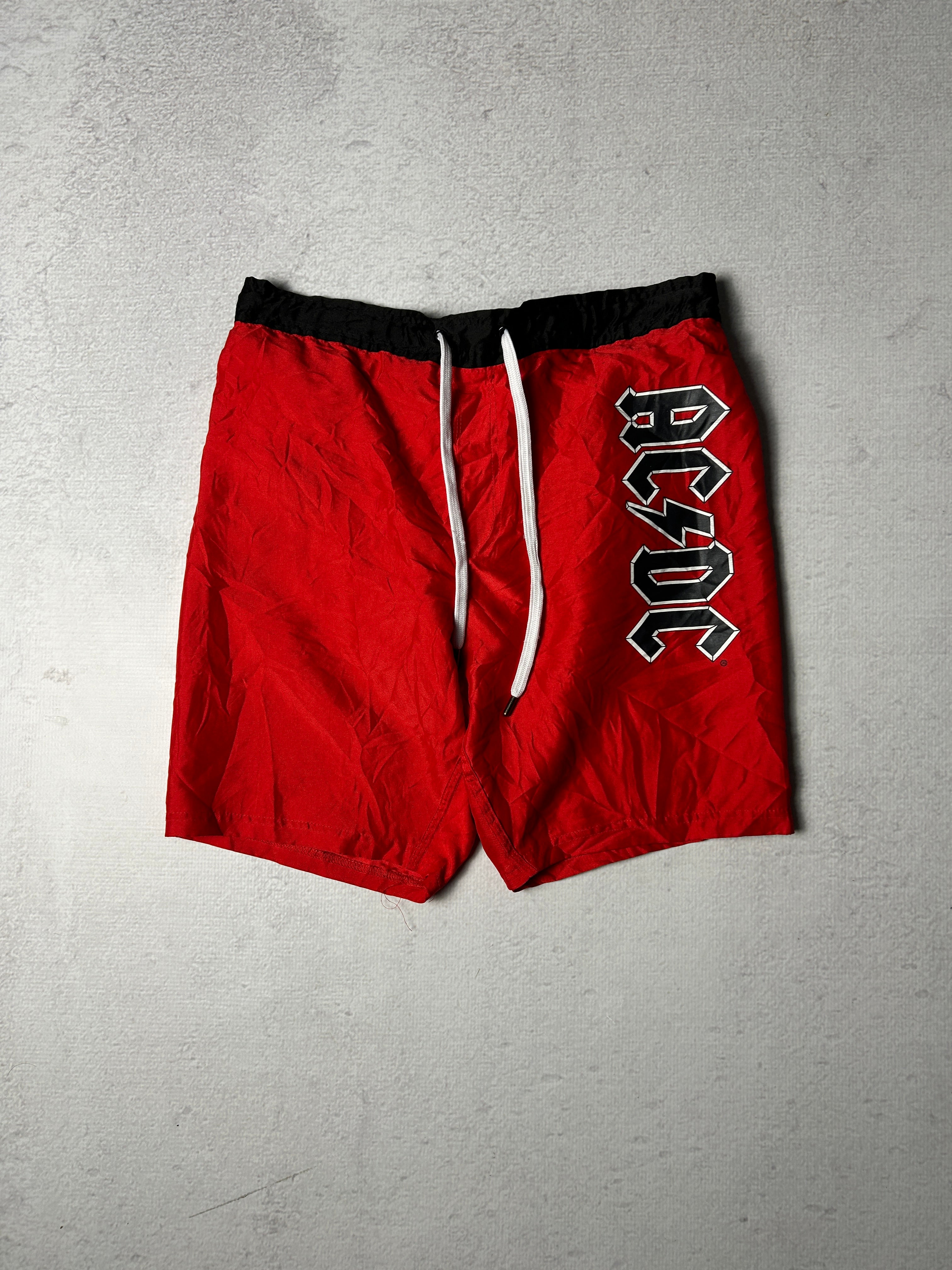 Vintage 90s AC/DC Board Shorts - Men's Medium