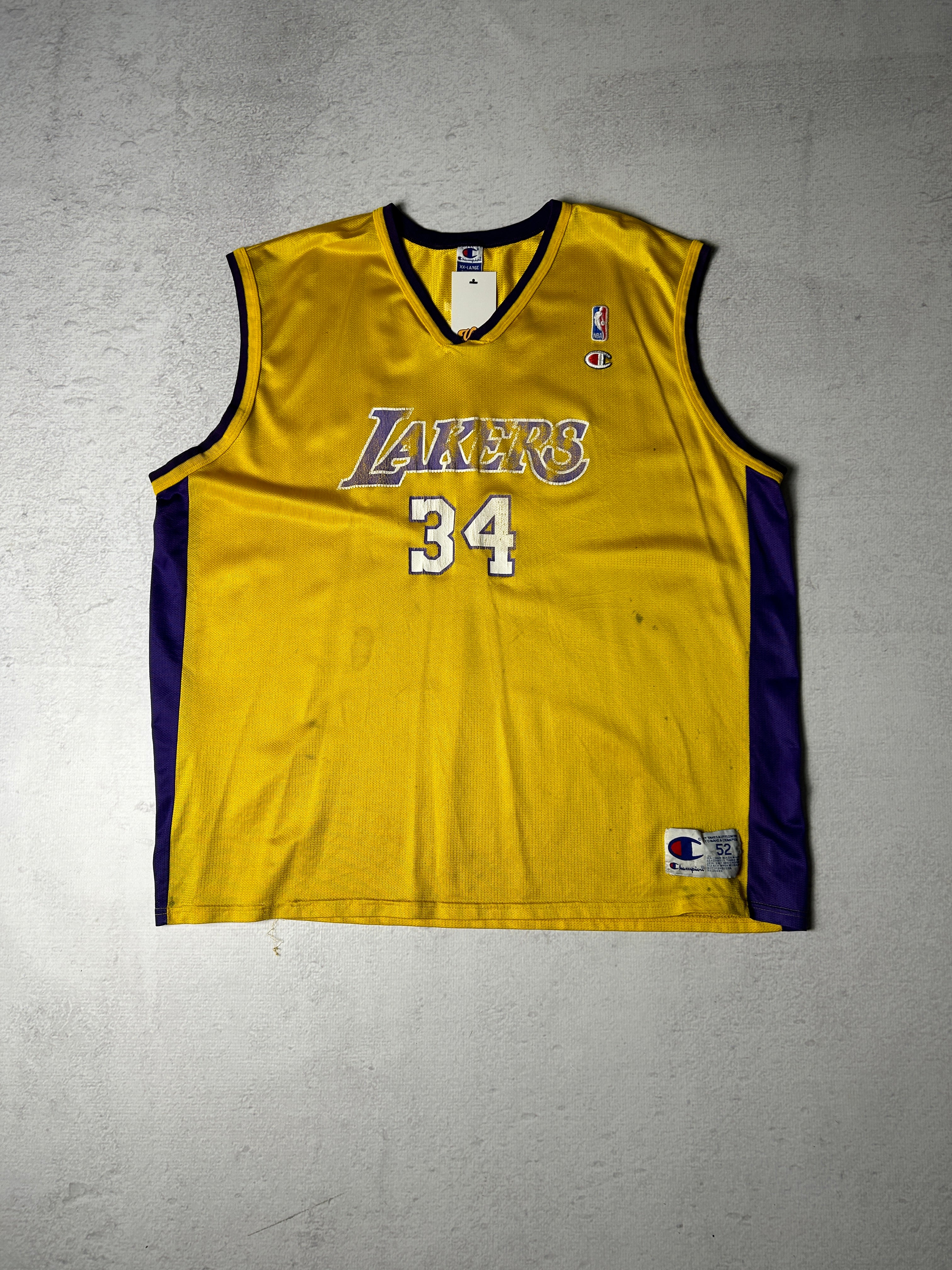 Vintage 90s NBA Los Angeles Lakers Shaquille O'Neal Jersey - Men's 2XL