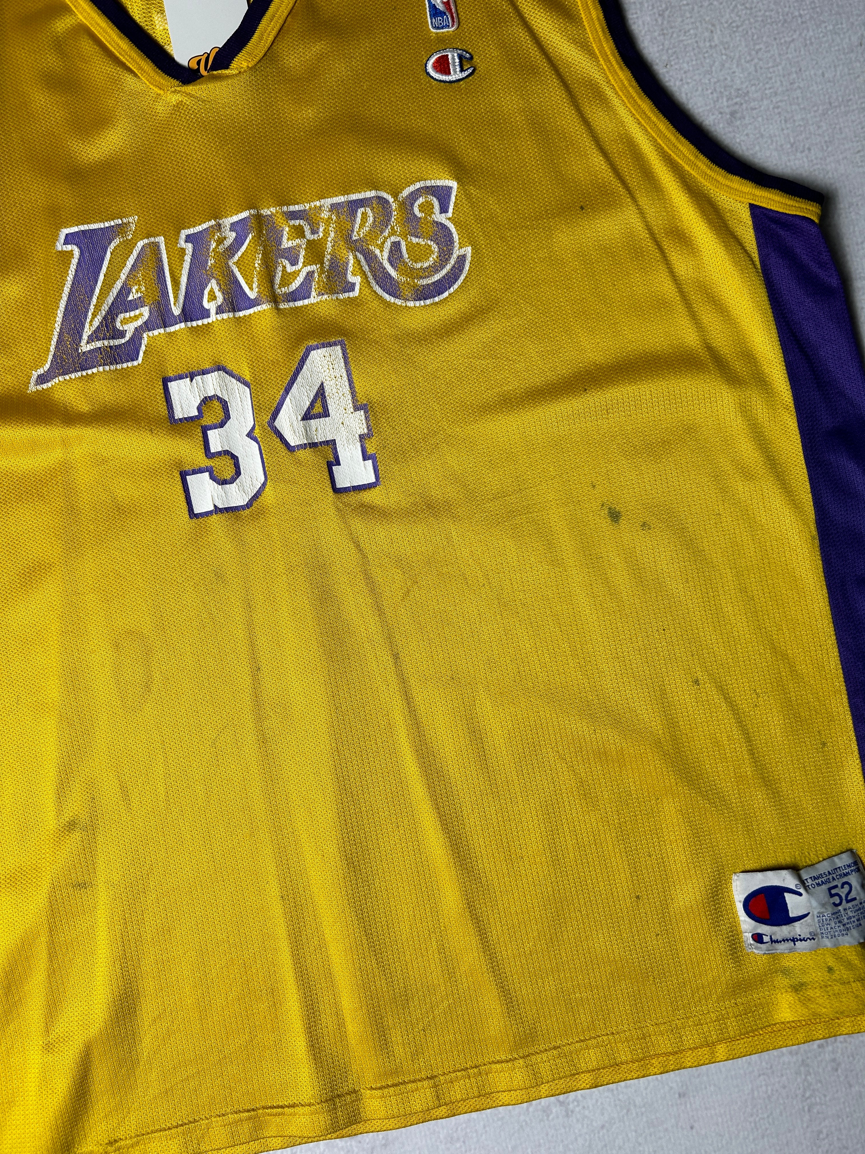 Vintage 90s NBA Los Angeles Lakers Shaquille O'Neal Jersey - Men's 2XL