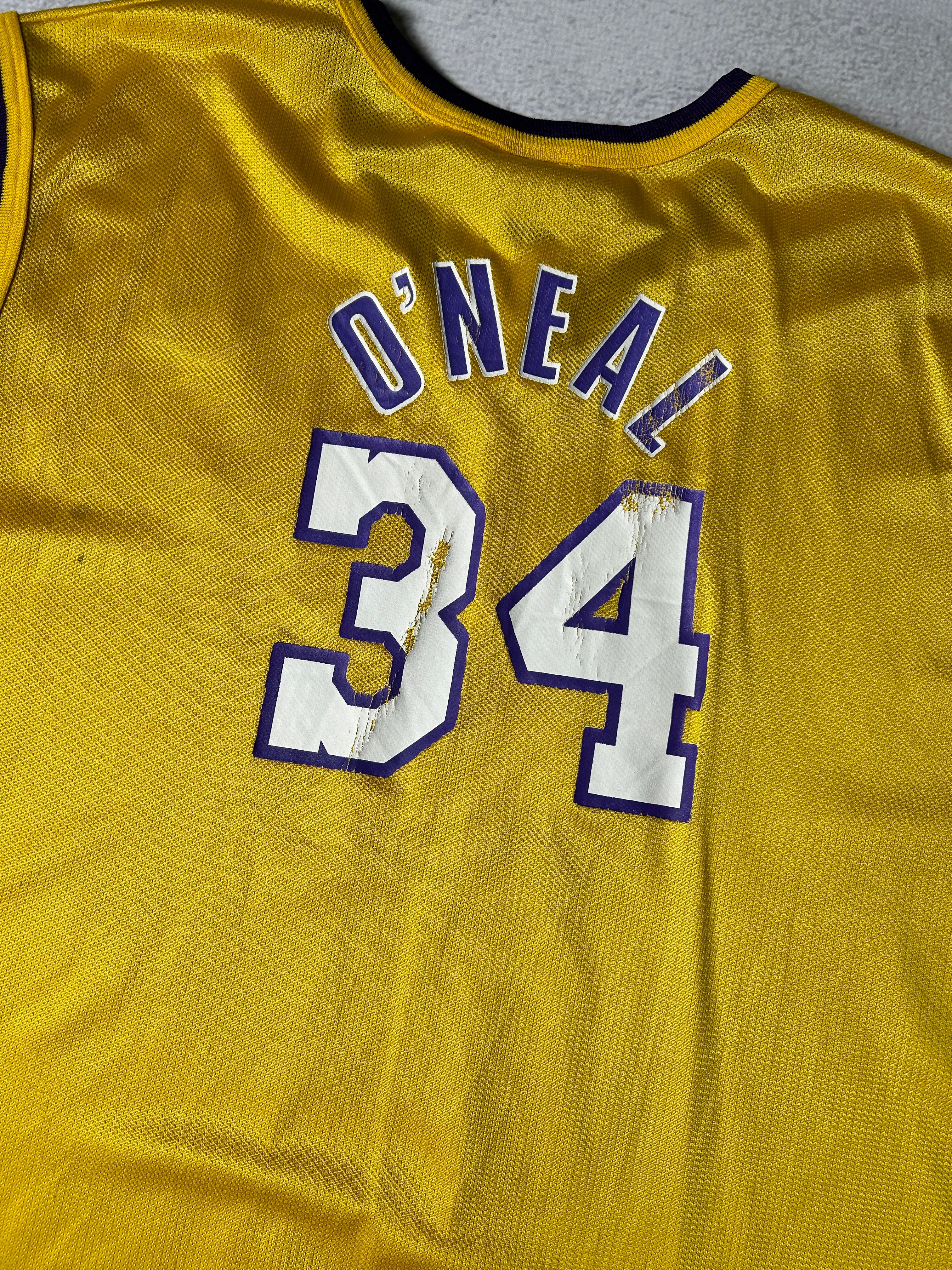 Vintage 90s NBA Los Angeles Lakers Shaquille O'Neal Jersey - Men's 2XL