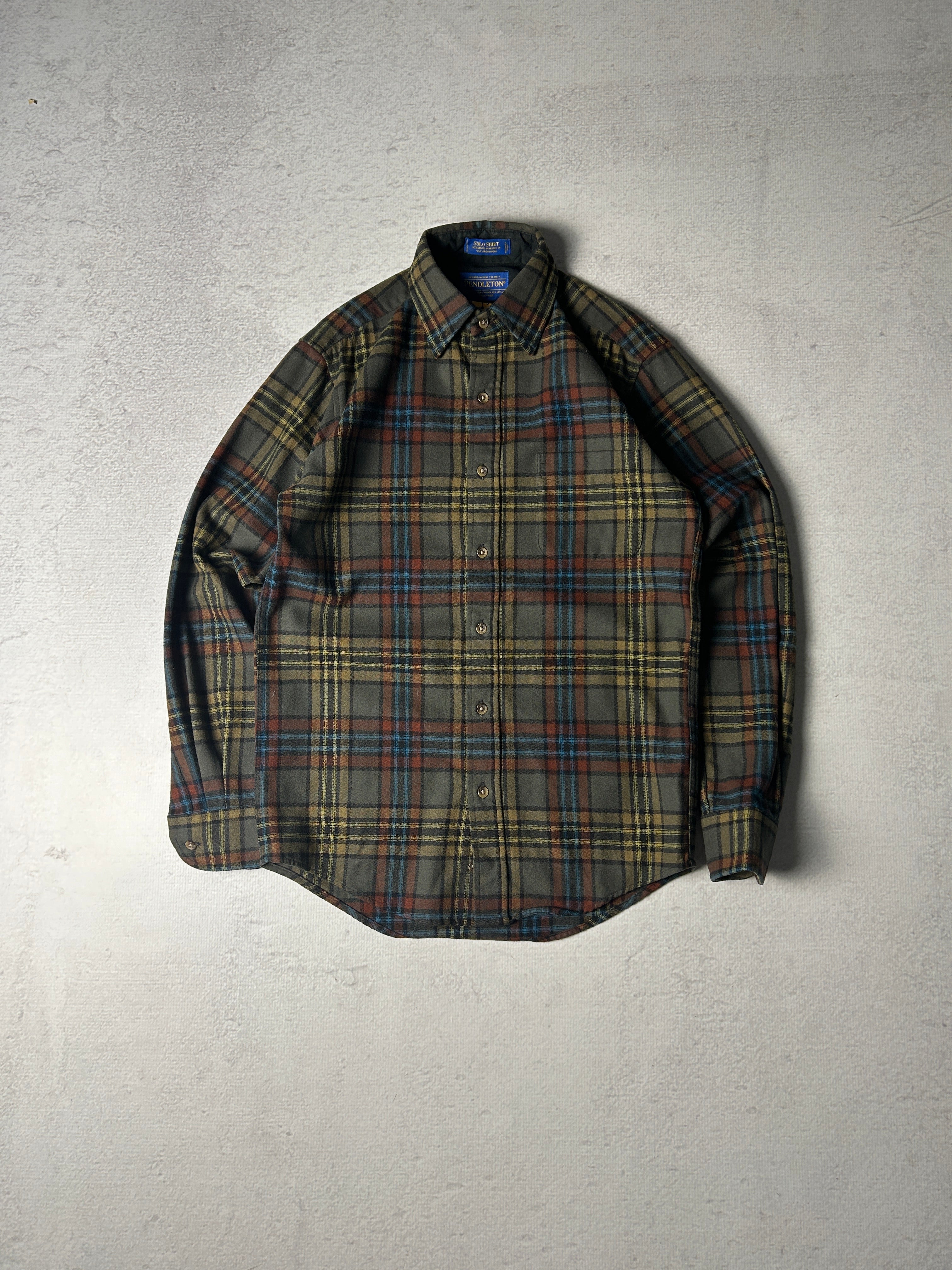 Vintage 90s Pendleton Flannel Buttoned Shirt - Men's XS