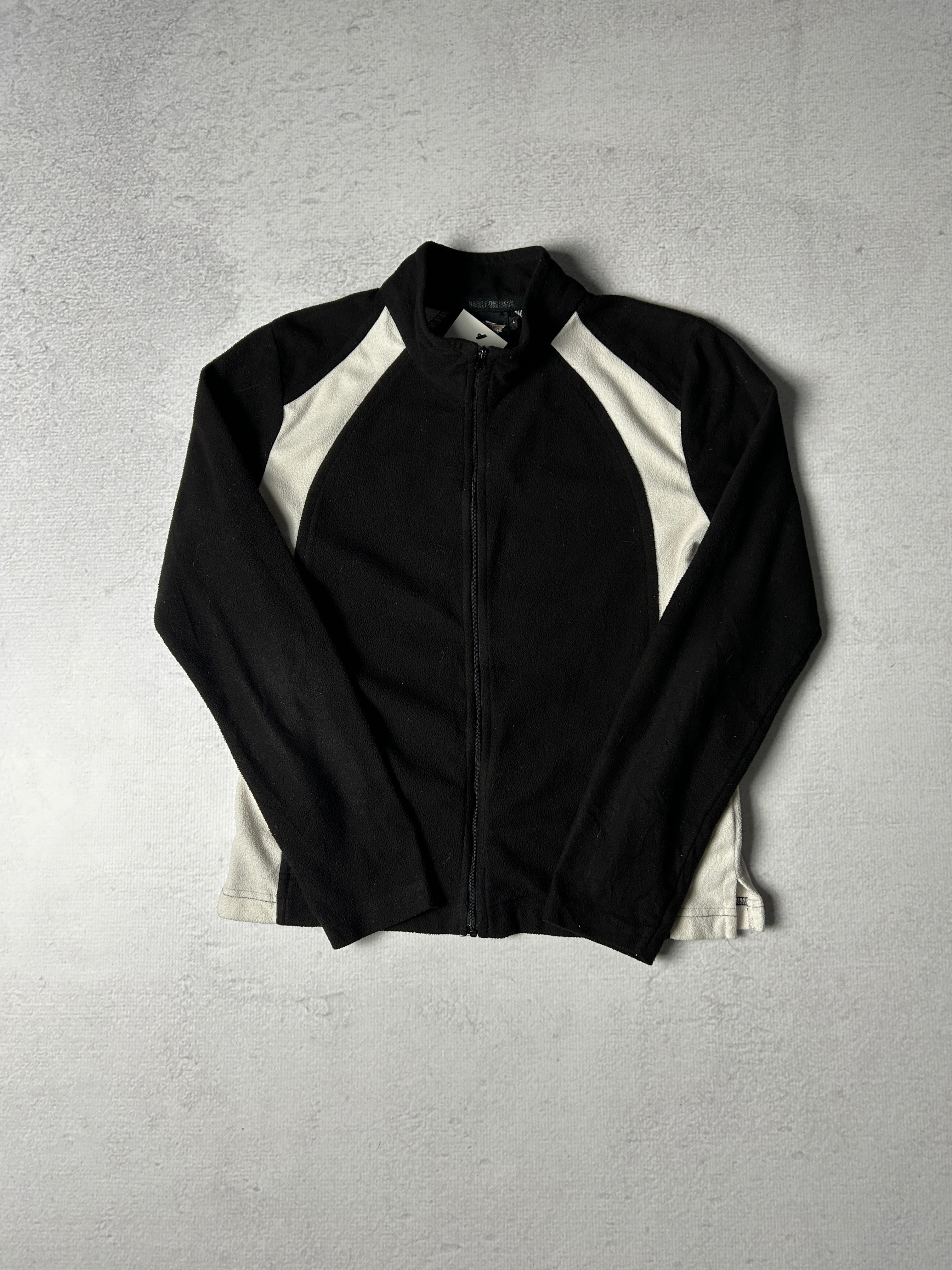 Vintage 90s Harley Davidson Zip-Up Fleece Sweatshirt - Women's Large