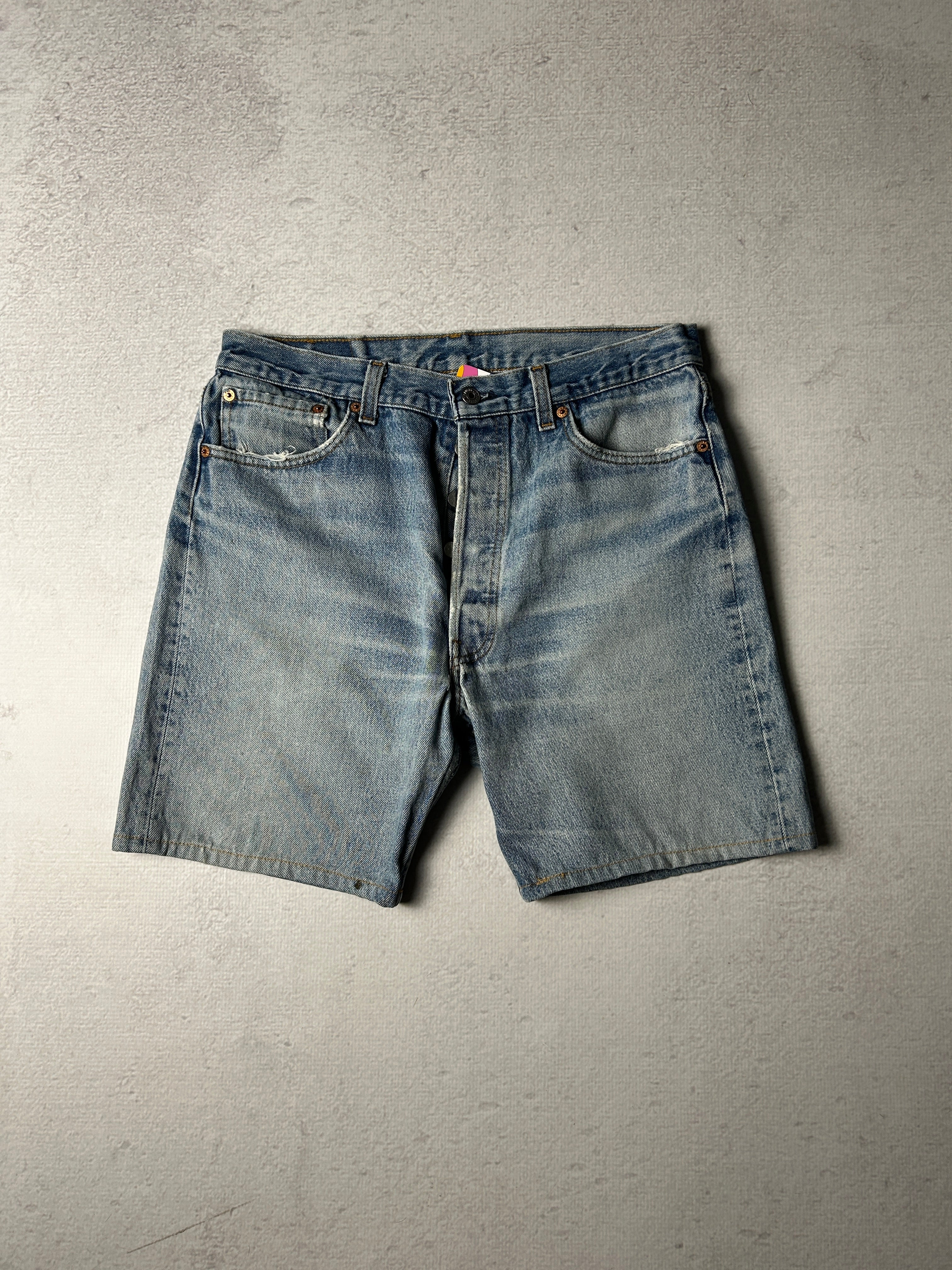 Vintage 90s Levis Jean Shorts - Mens 36Wx7L