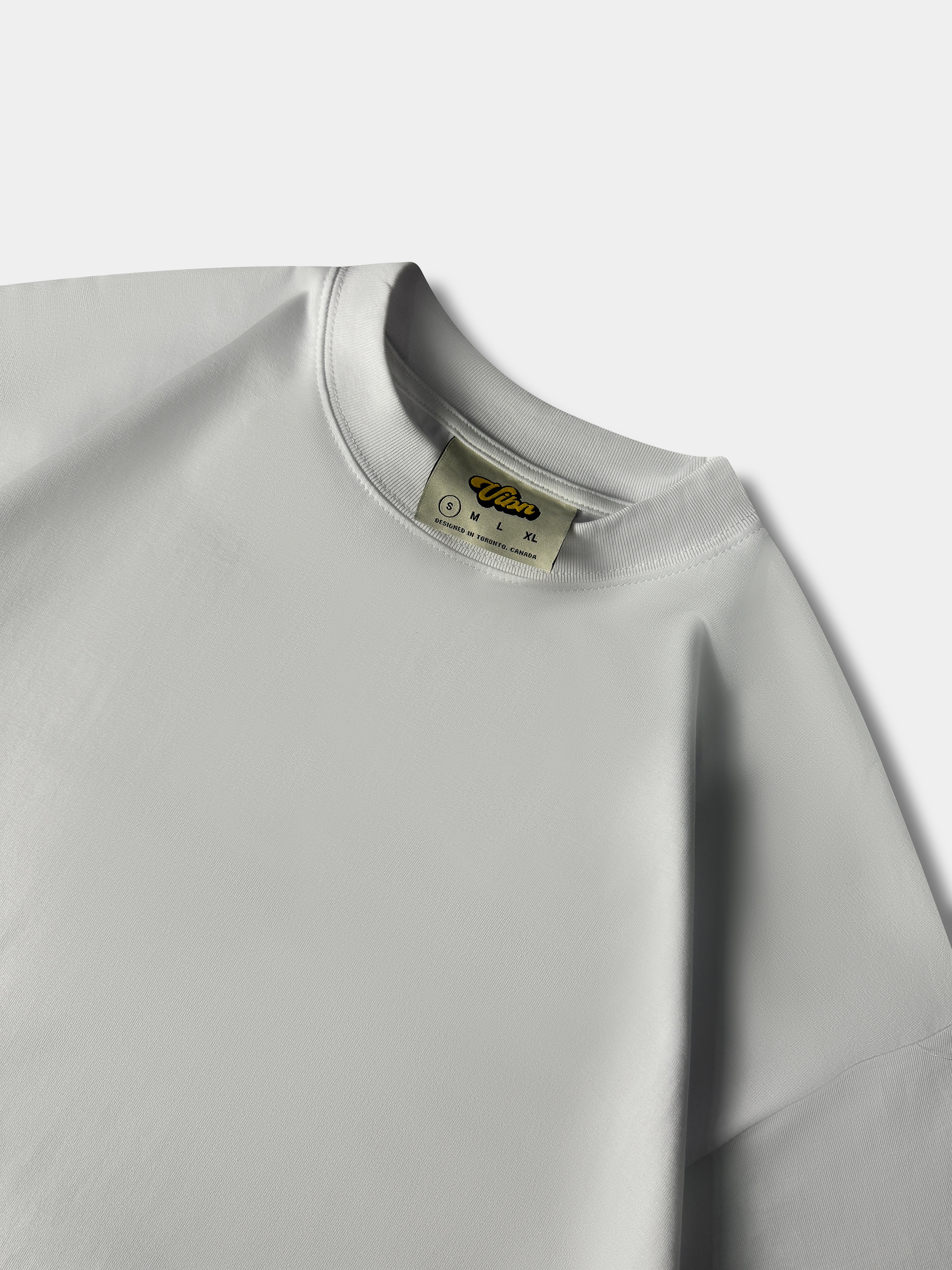Vibn Luxury Heavyweight Blank T-Shirt - White