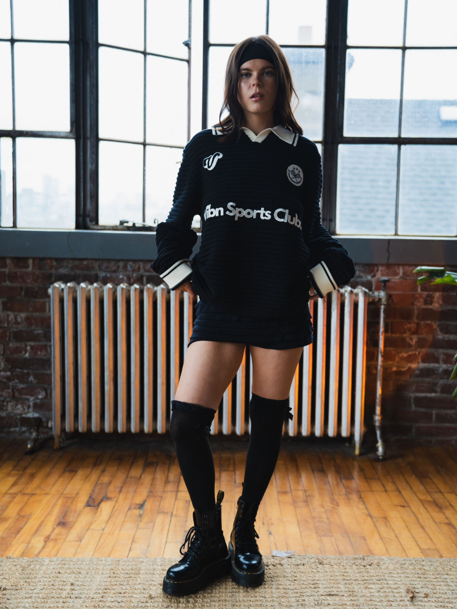 Heavyweight Knit Jersey — Black