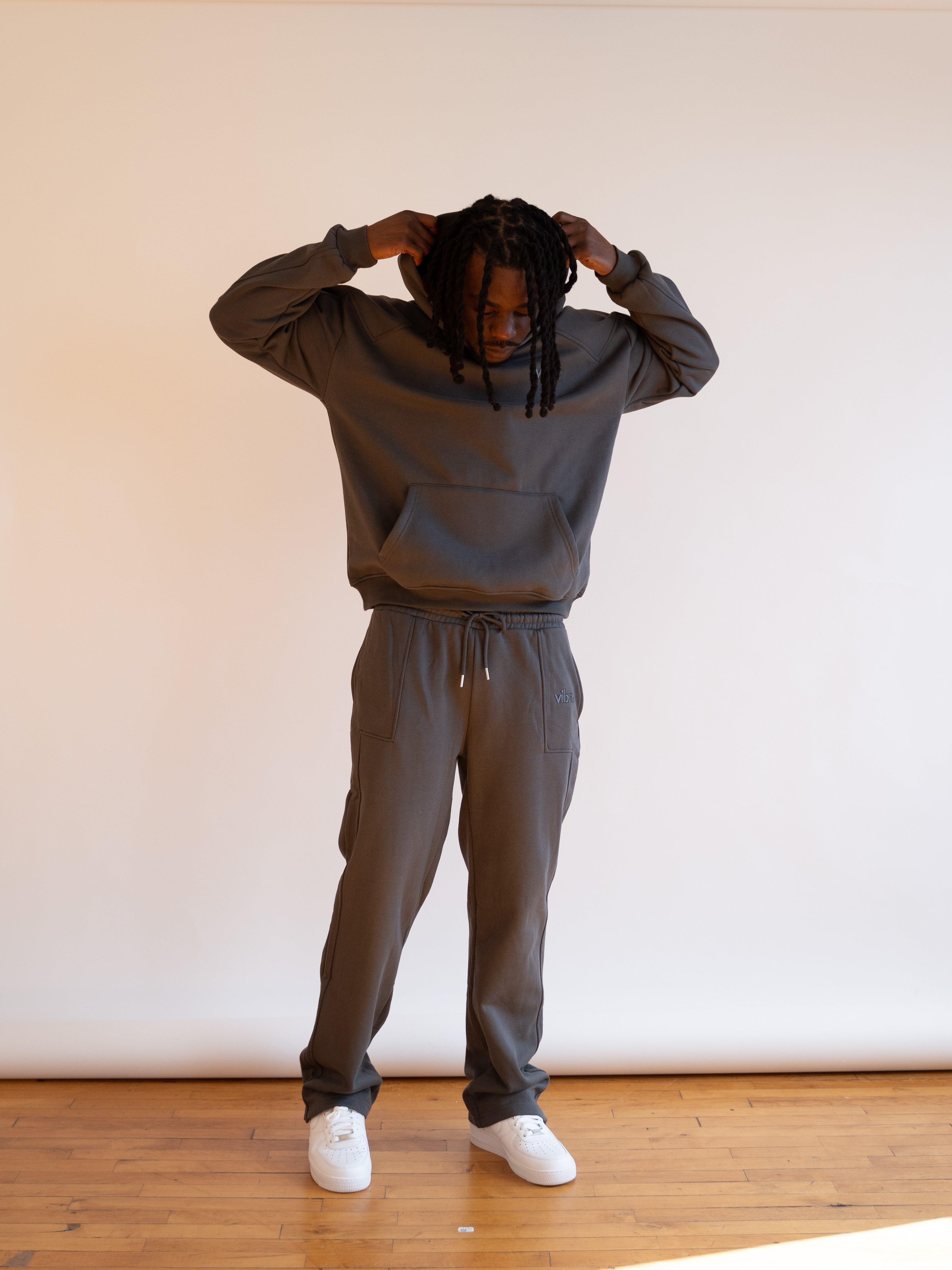 Heavyweight Tonal Sweatpants - Stone