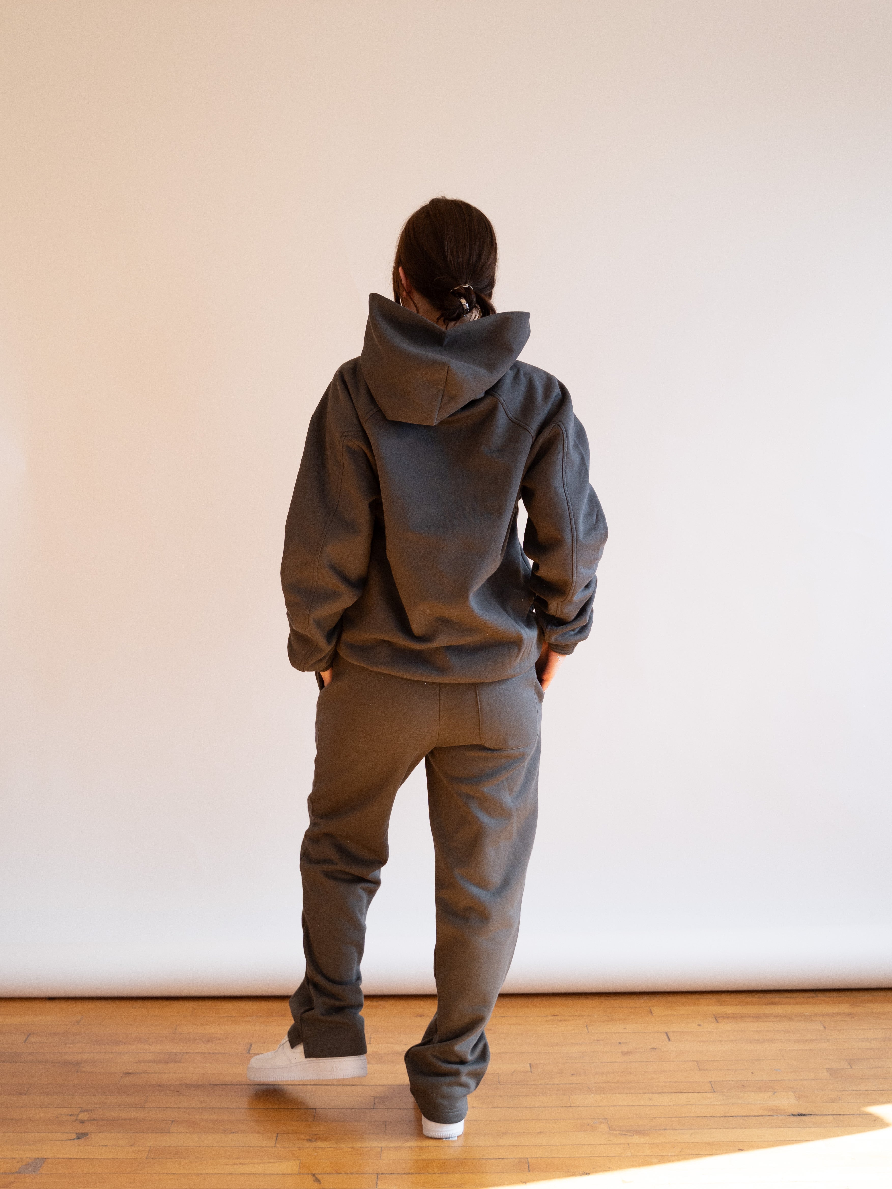 Heavyweight Tonal Hoodie - Stone