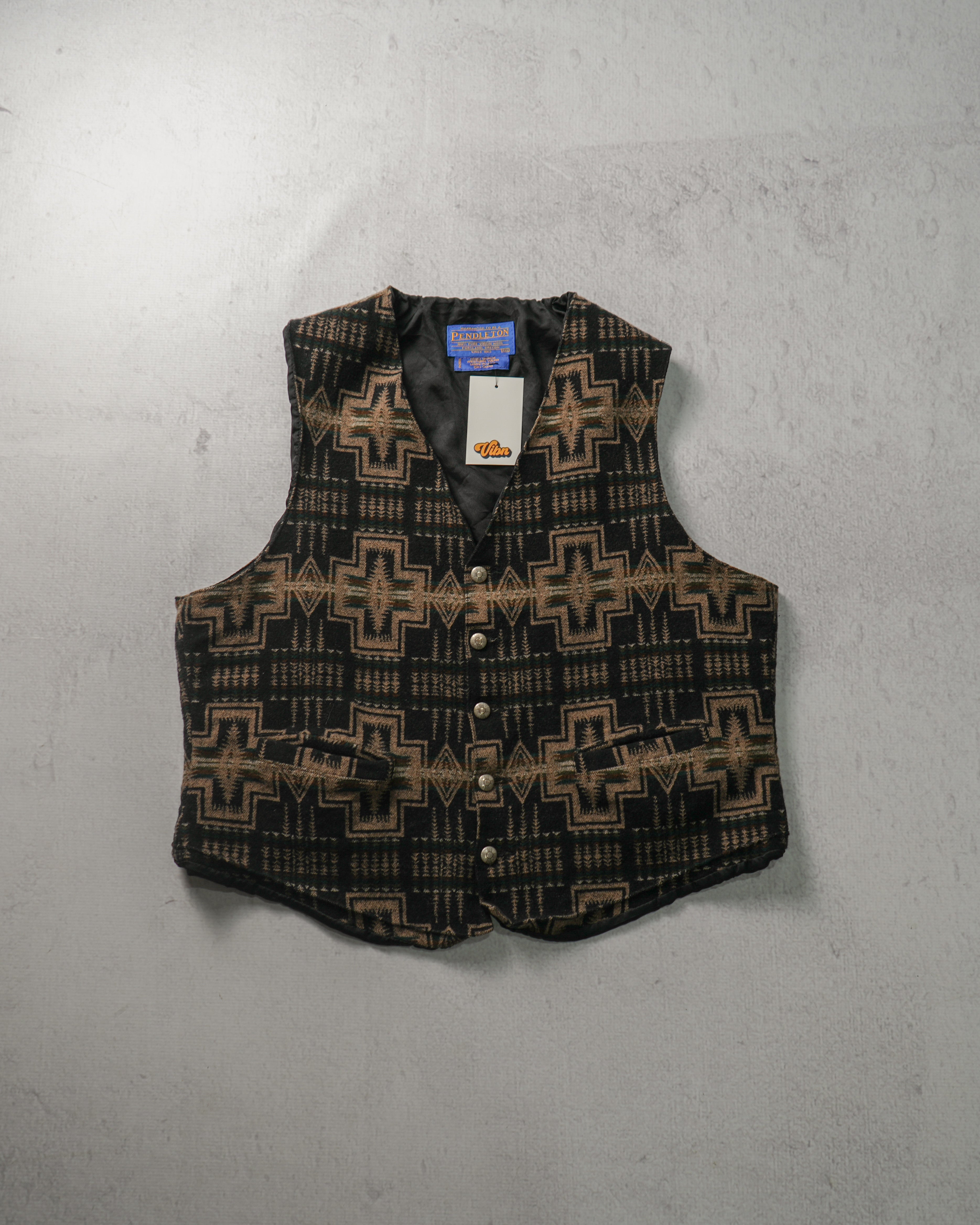 00s Pendleton Fleece Vest - Women's Large