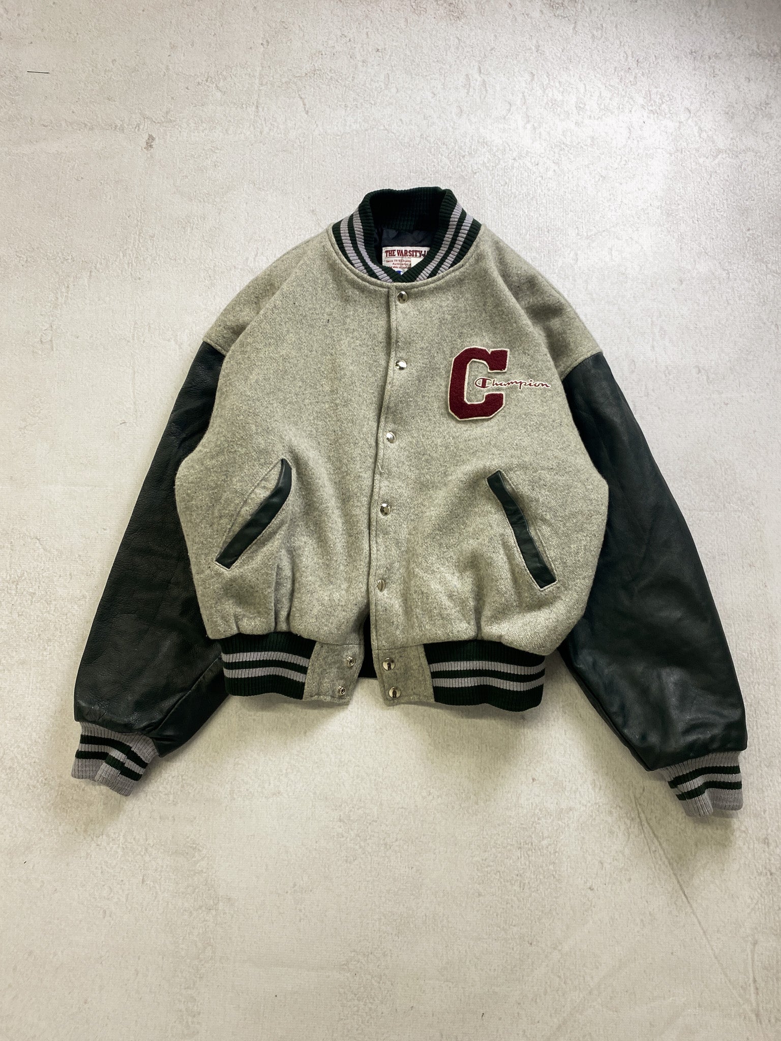 90s Champion Varsity Jacket - Men's Medium