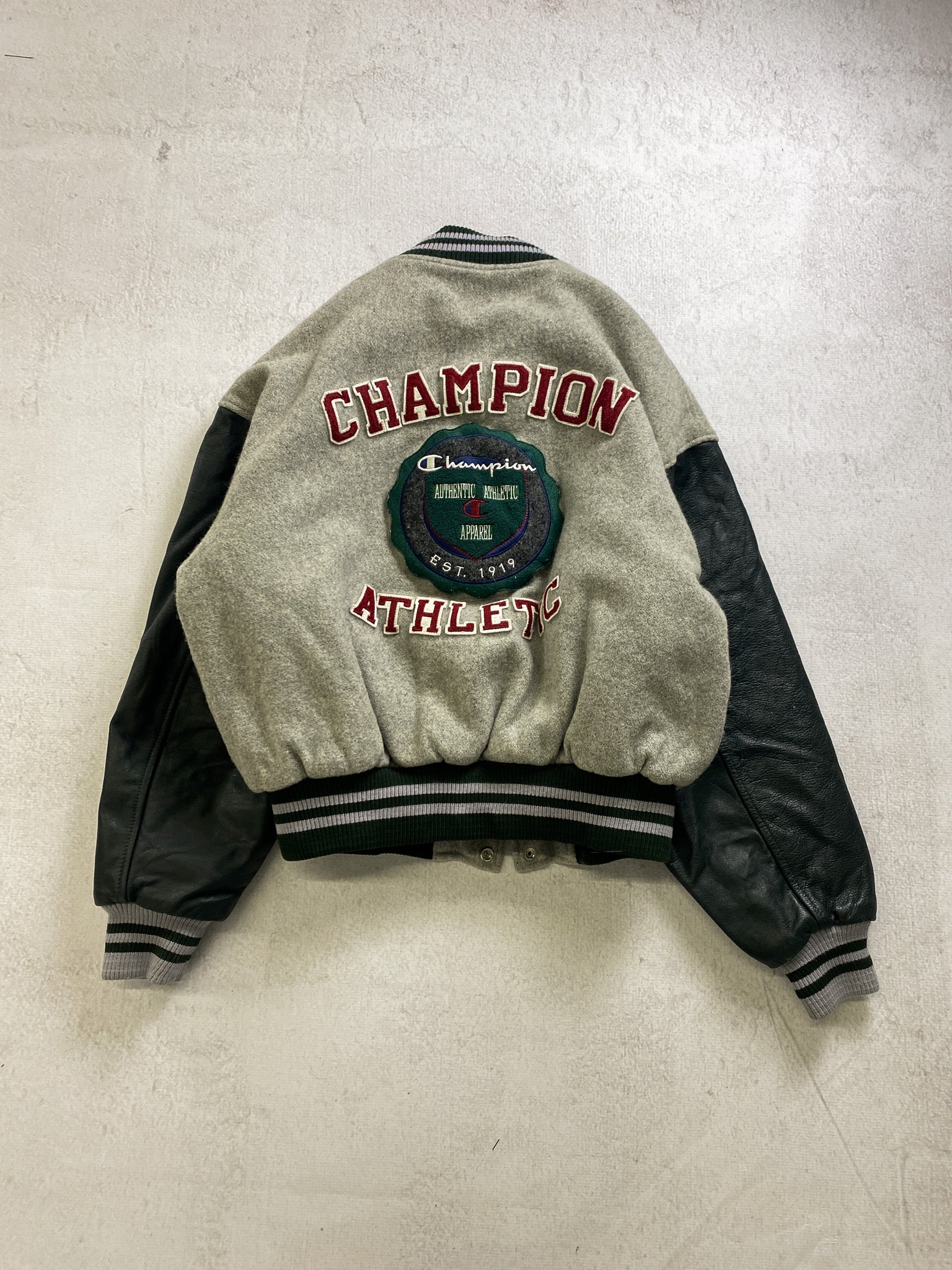 90s Champion Varsity Jacket - Men's Medium