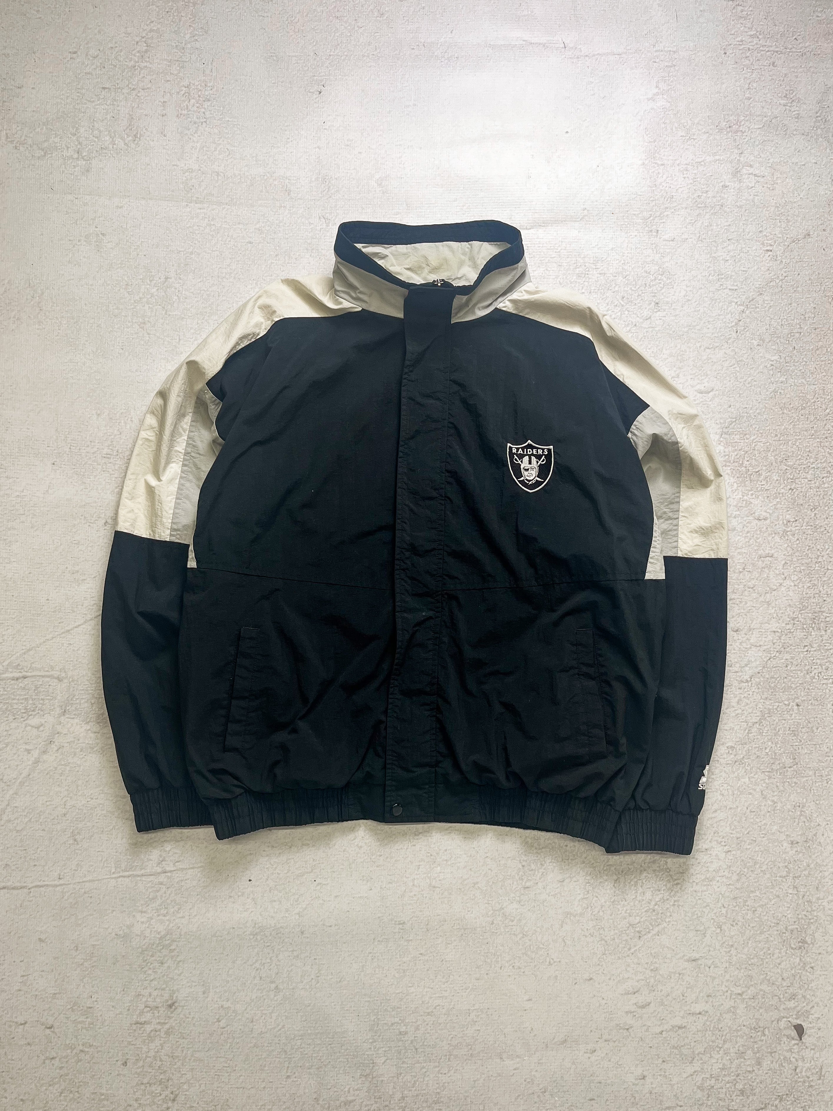 90s NFL Las Vegas Raiders Windbreaker - Men's XL