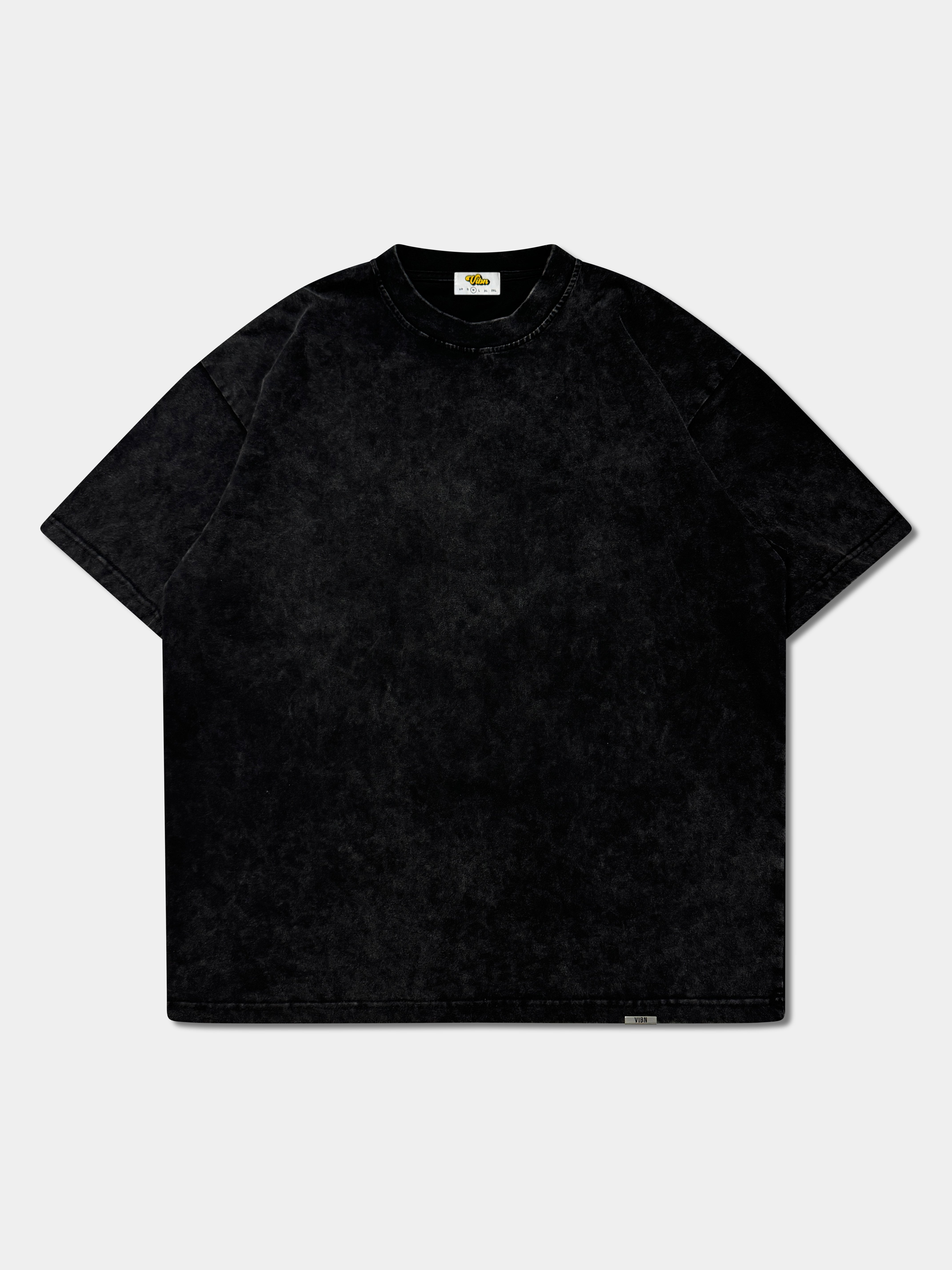 Vibn Heavyweight Mineral T-Shirt - Graphite Black