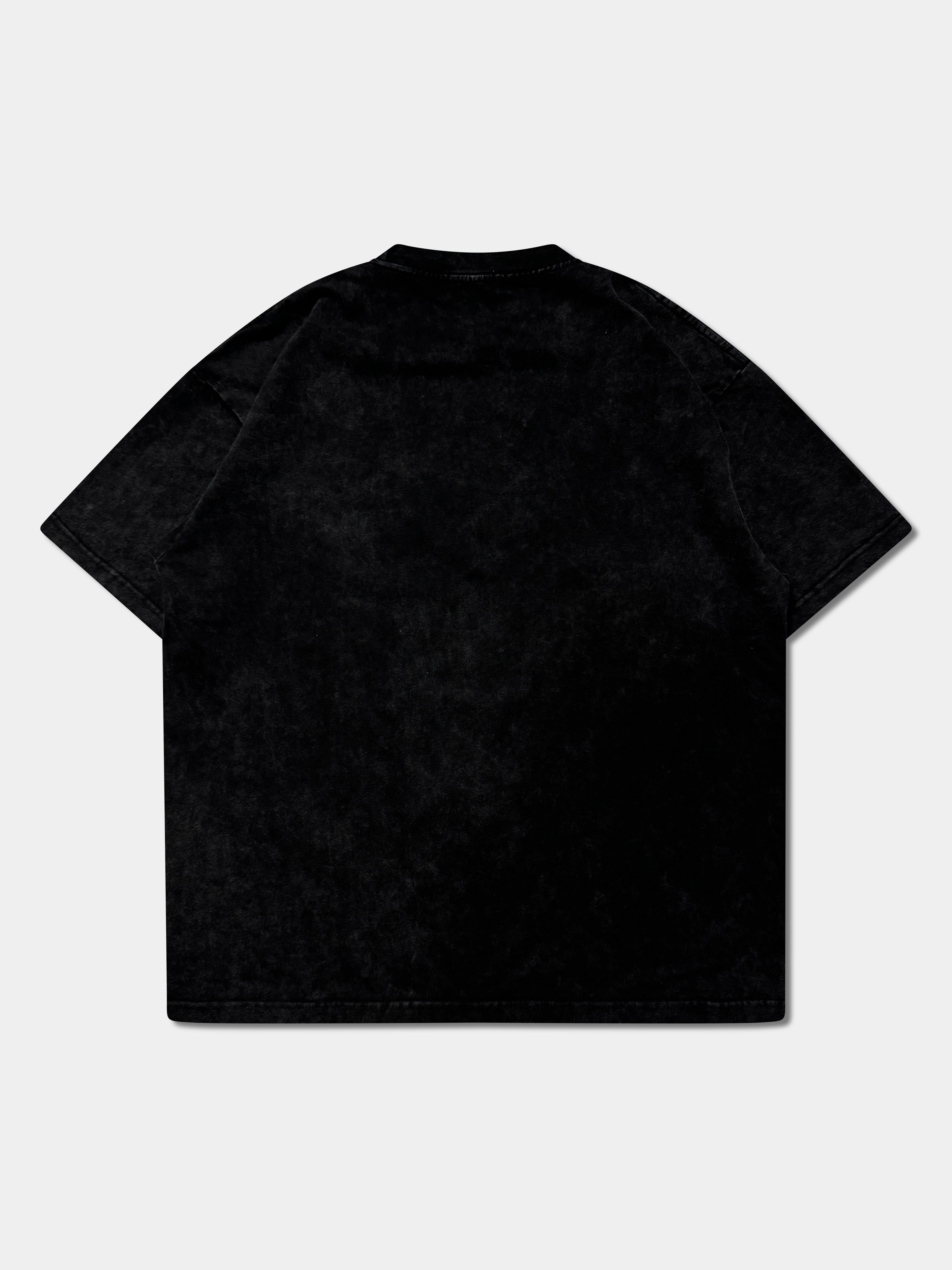 Vibn Heavyweight Mineral T-Shirt - Graphite Black