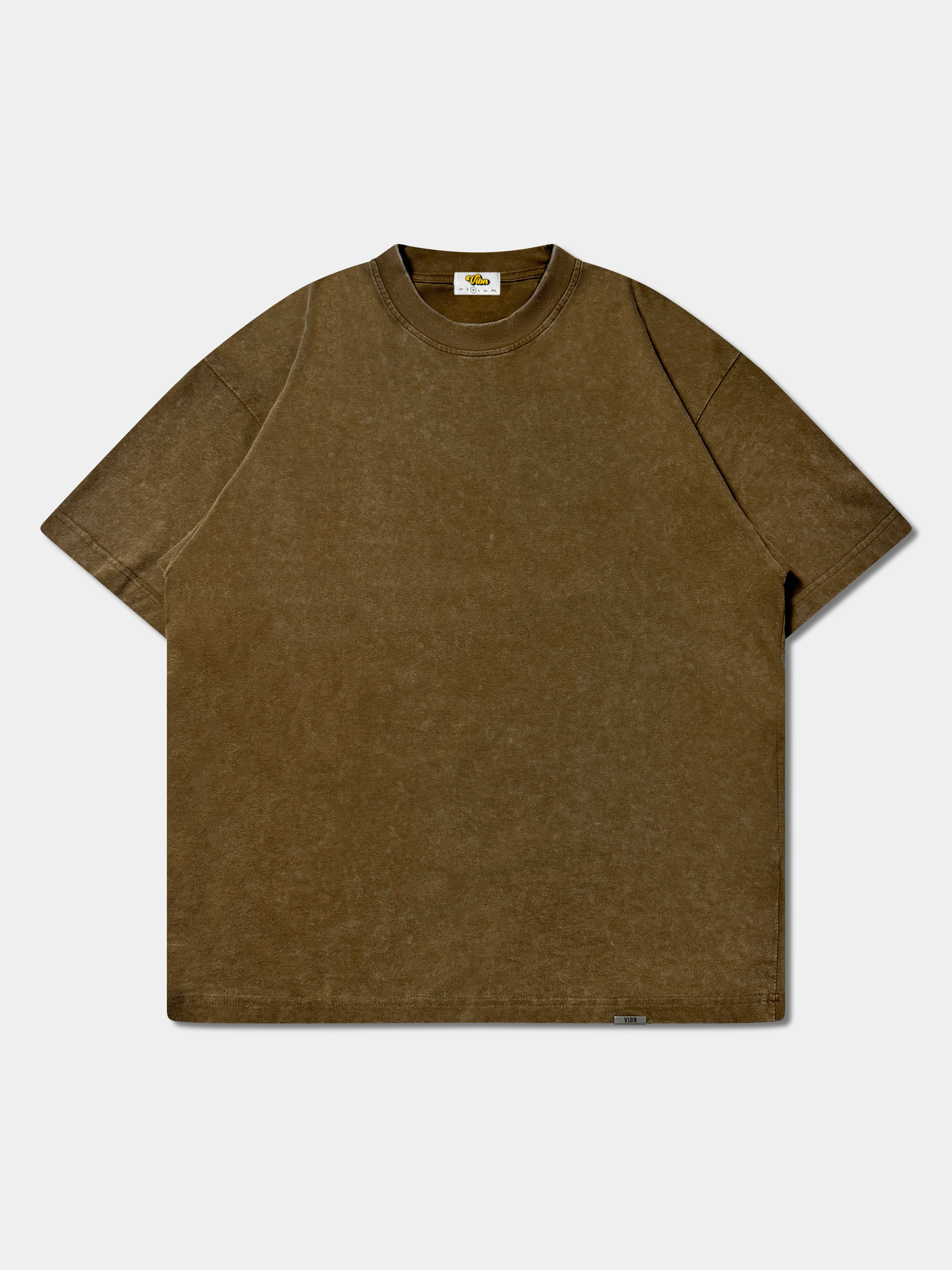 Vibn Heavyweight Mineral T-Shirt - Desert Brown