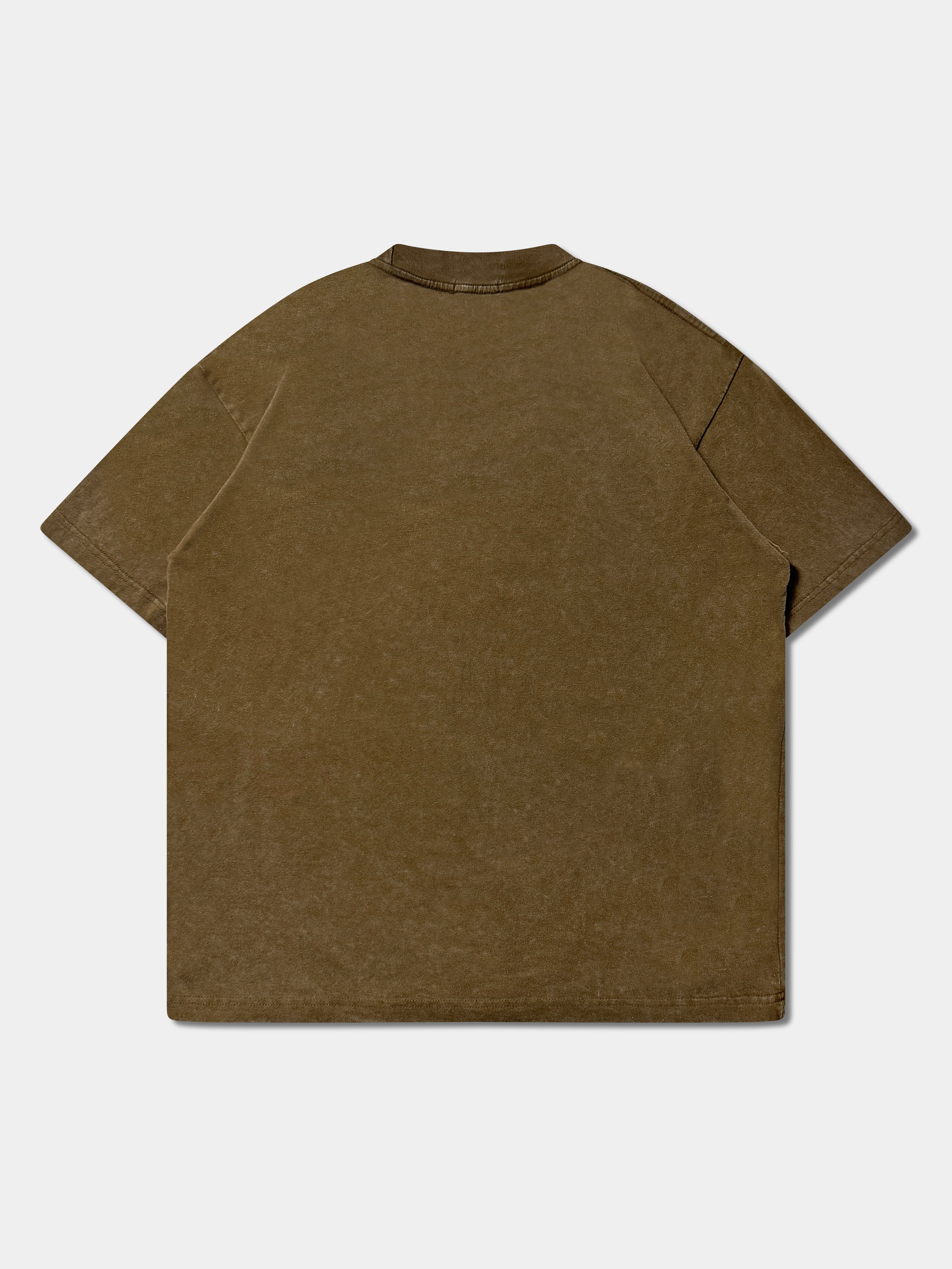 Vibn Heavyweight Mineral T-Shirt - Desert Brown