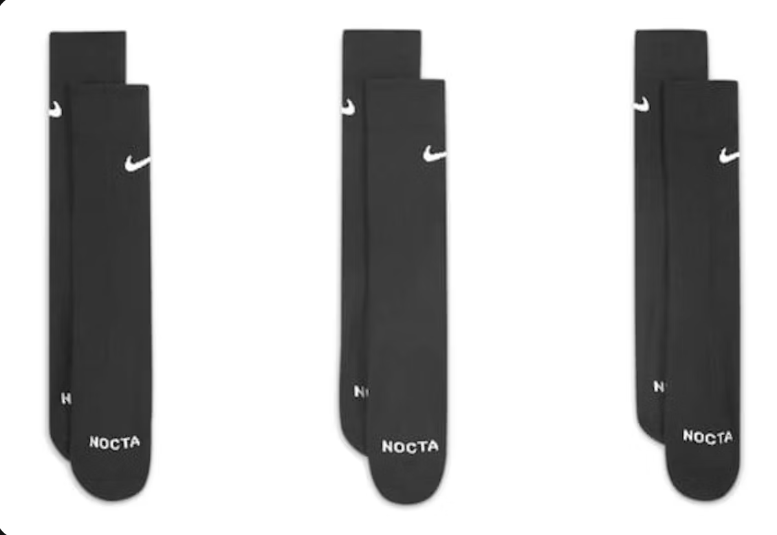 Nocta Socks Black (3 Pack)