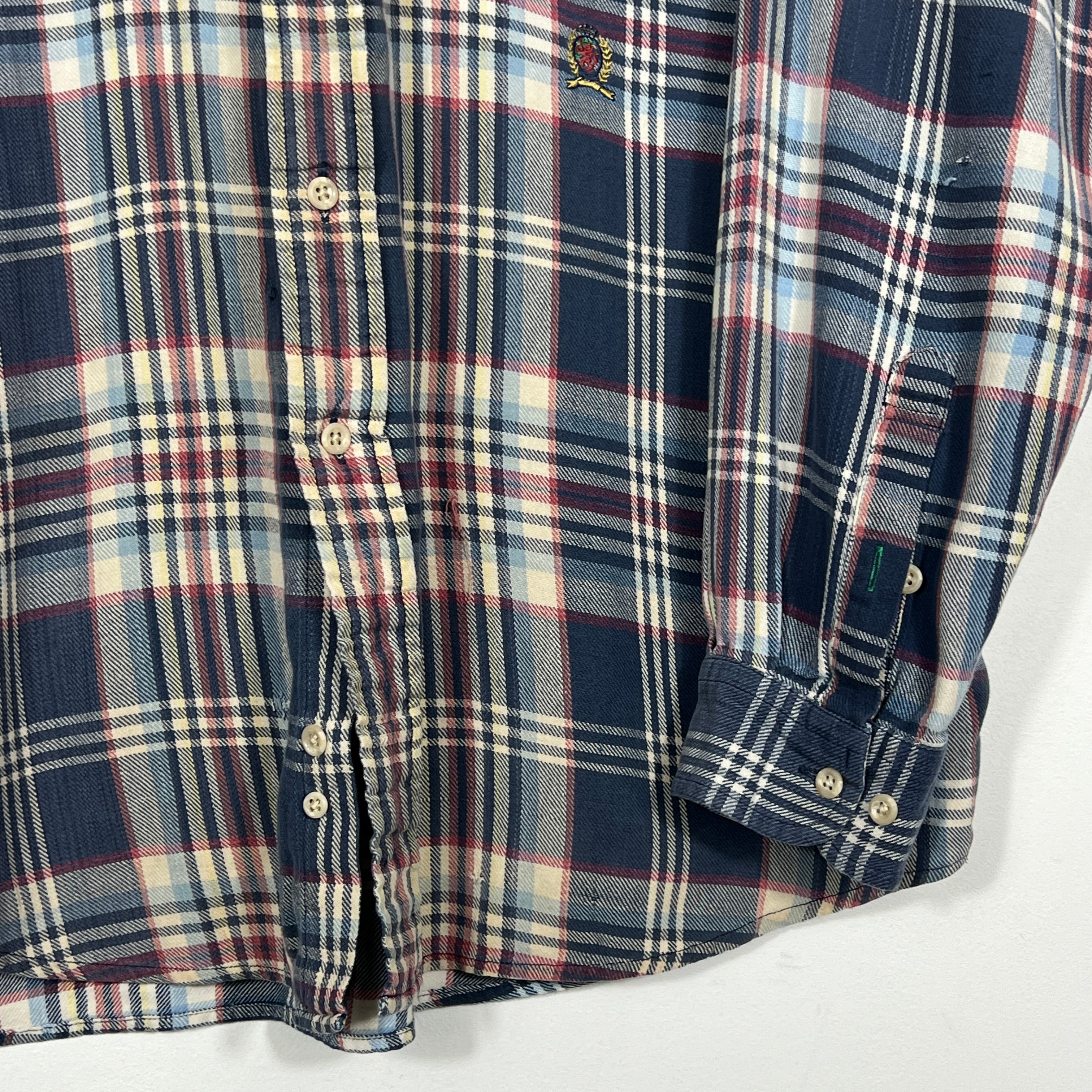 Vintage Tommy Hilfiger Button-Down Shirt - Men's Large