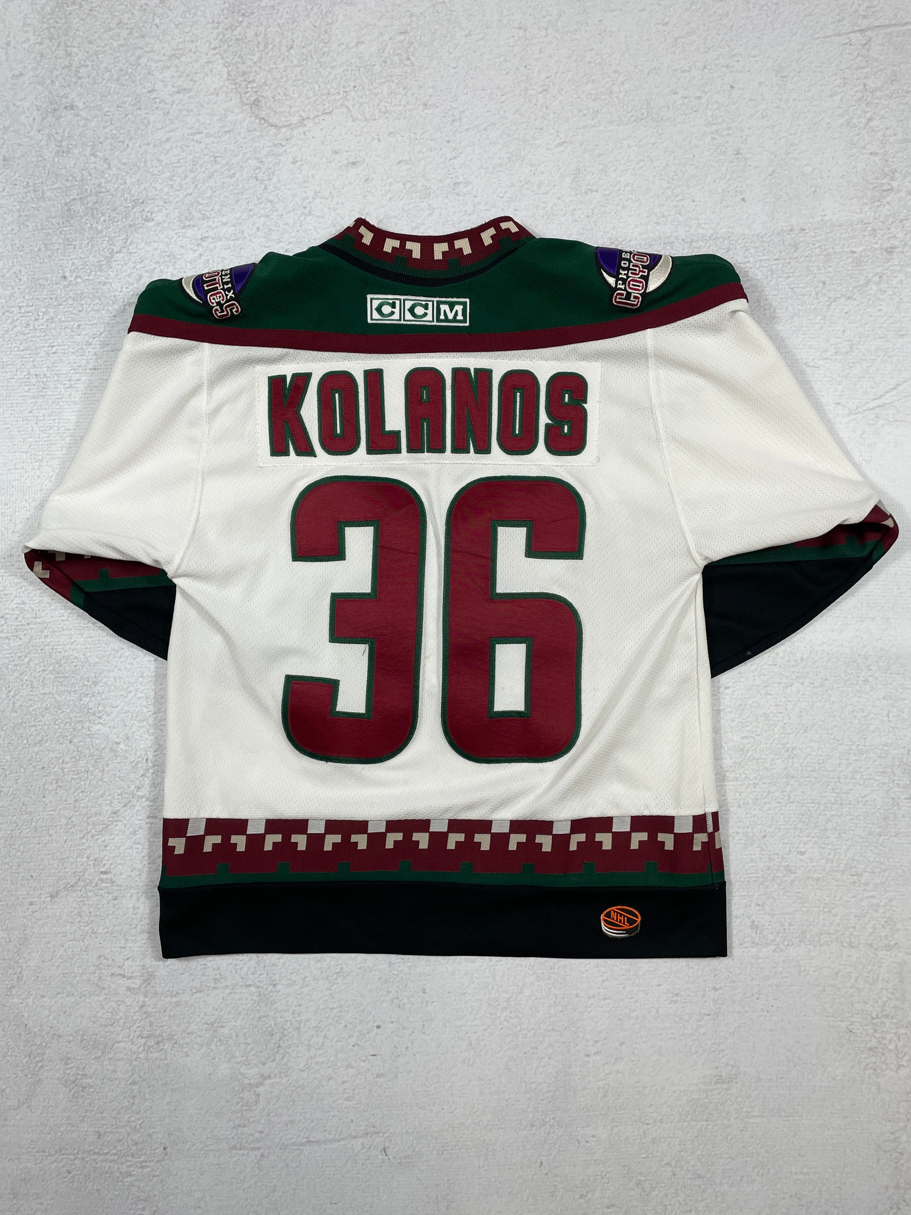 Vintage NHL Arizona Coyotes Team Signed Jersey - Men's Small