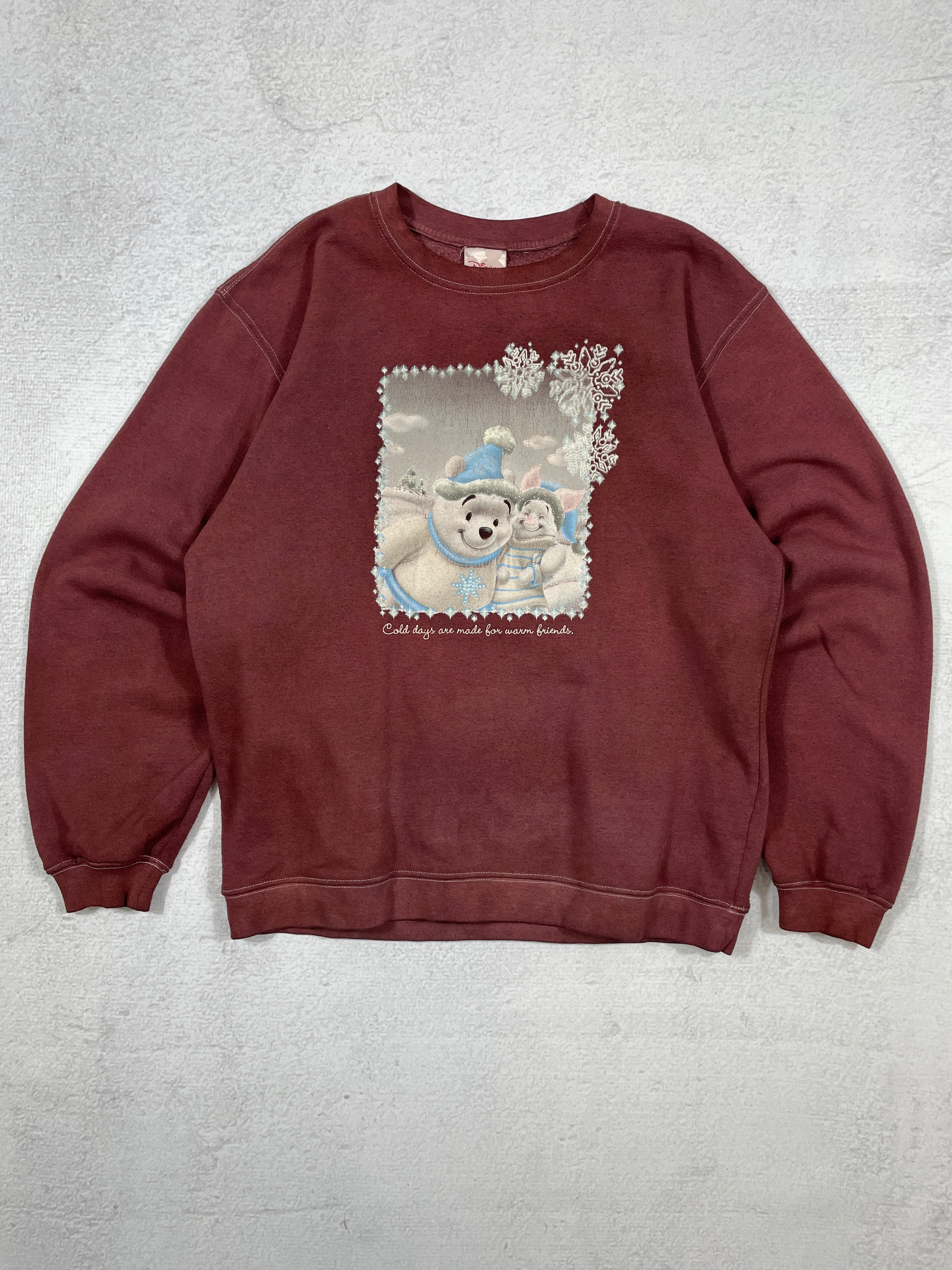 Vintage Dyed Disney Graphic Crewneck Sweatshirt - Men's Medium