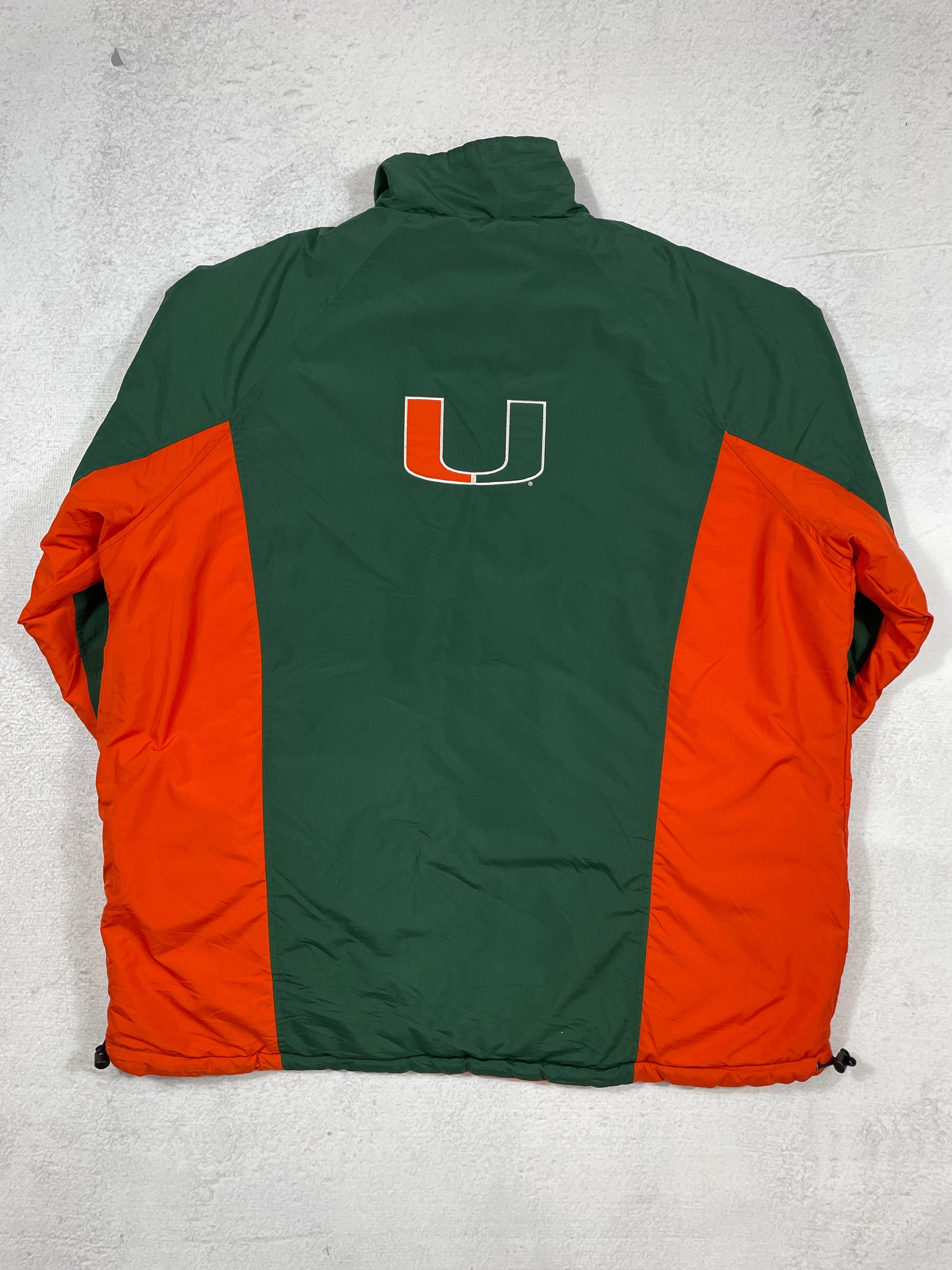 Vintage NCAA University of Miami Insulated Jacket - Men's 2XL