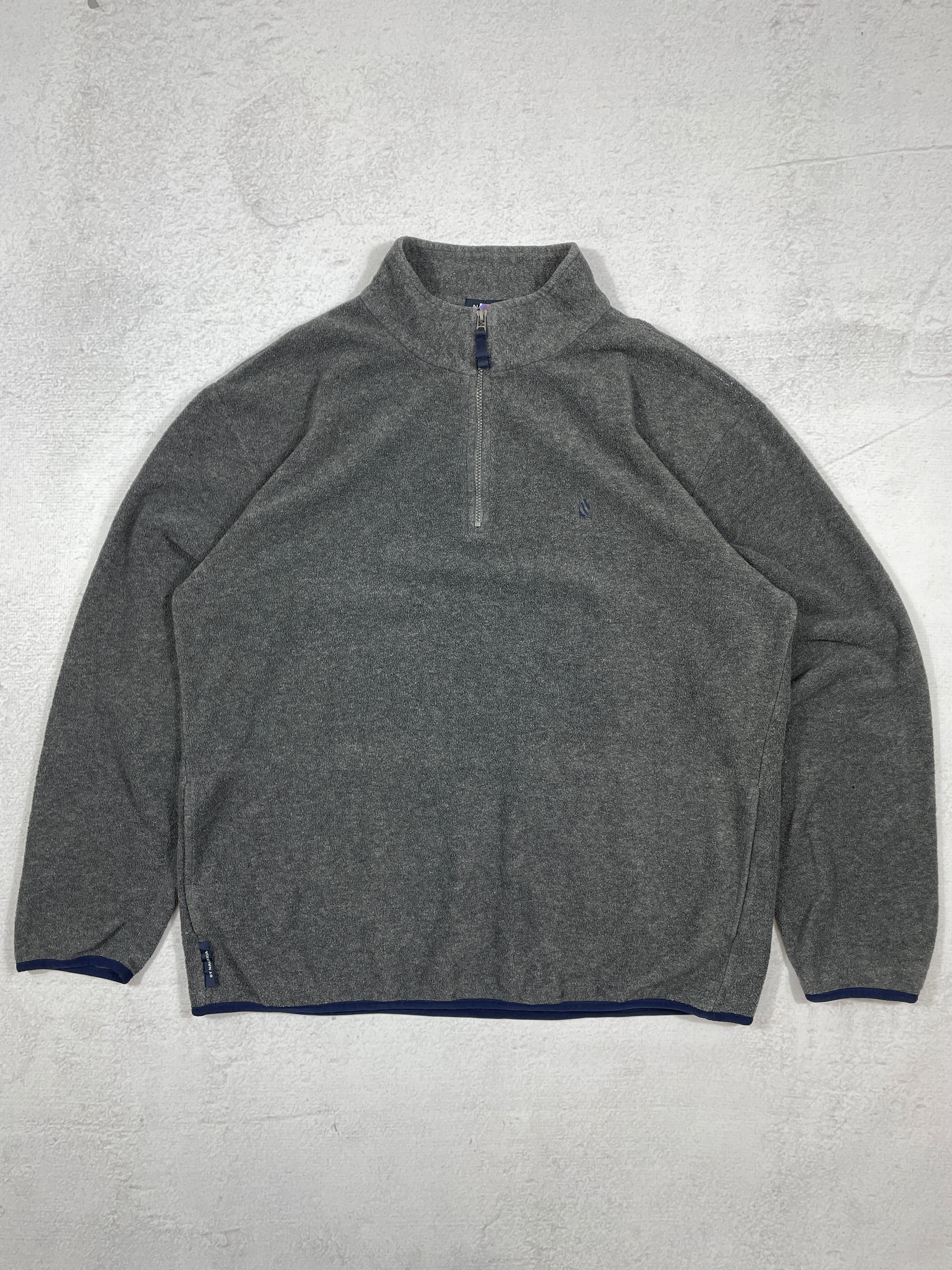 Vintage Nautica 1/4 Zip Fleece Sweatshirt - Men's 2XL