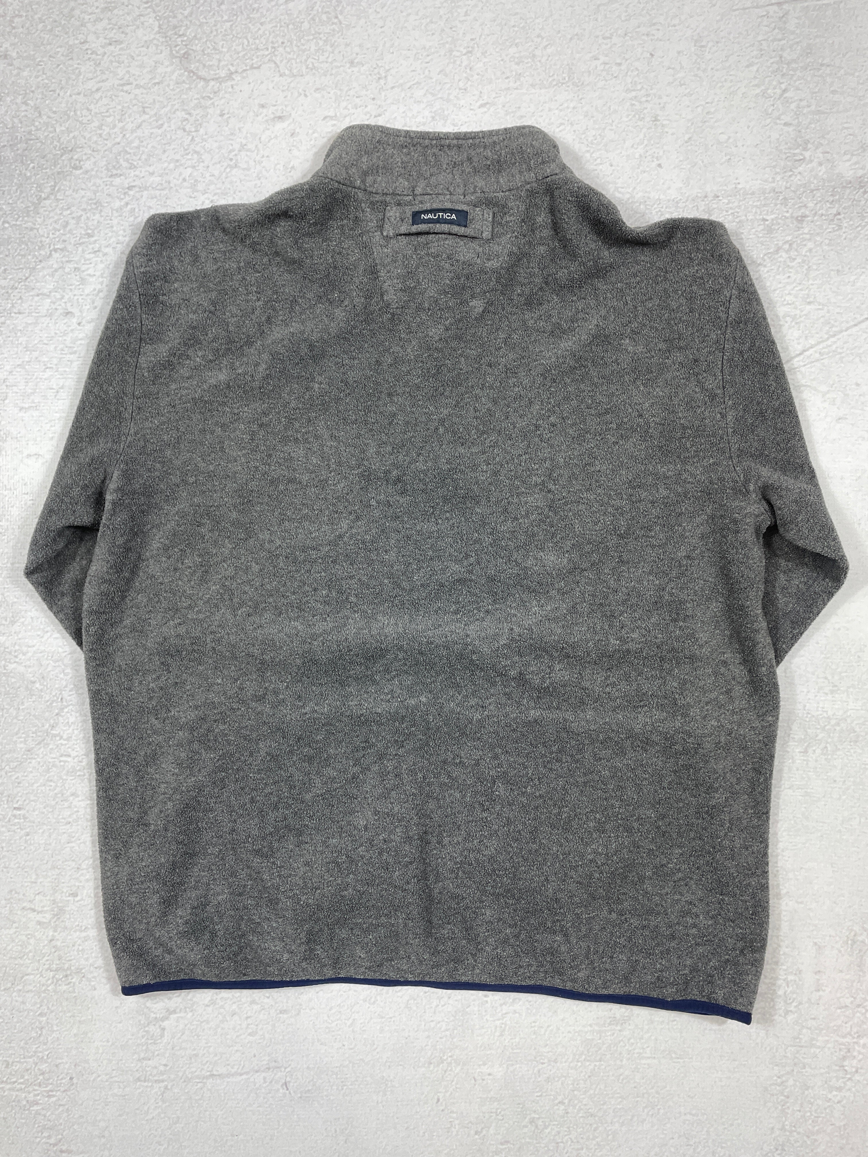 Vintage Nautica 1/4 Zip Fleece Sweatshirt - Men's 2XL