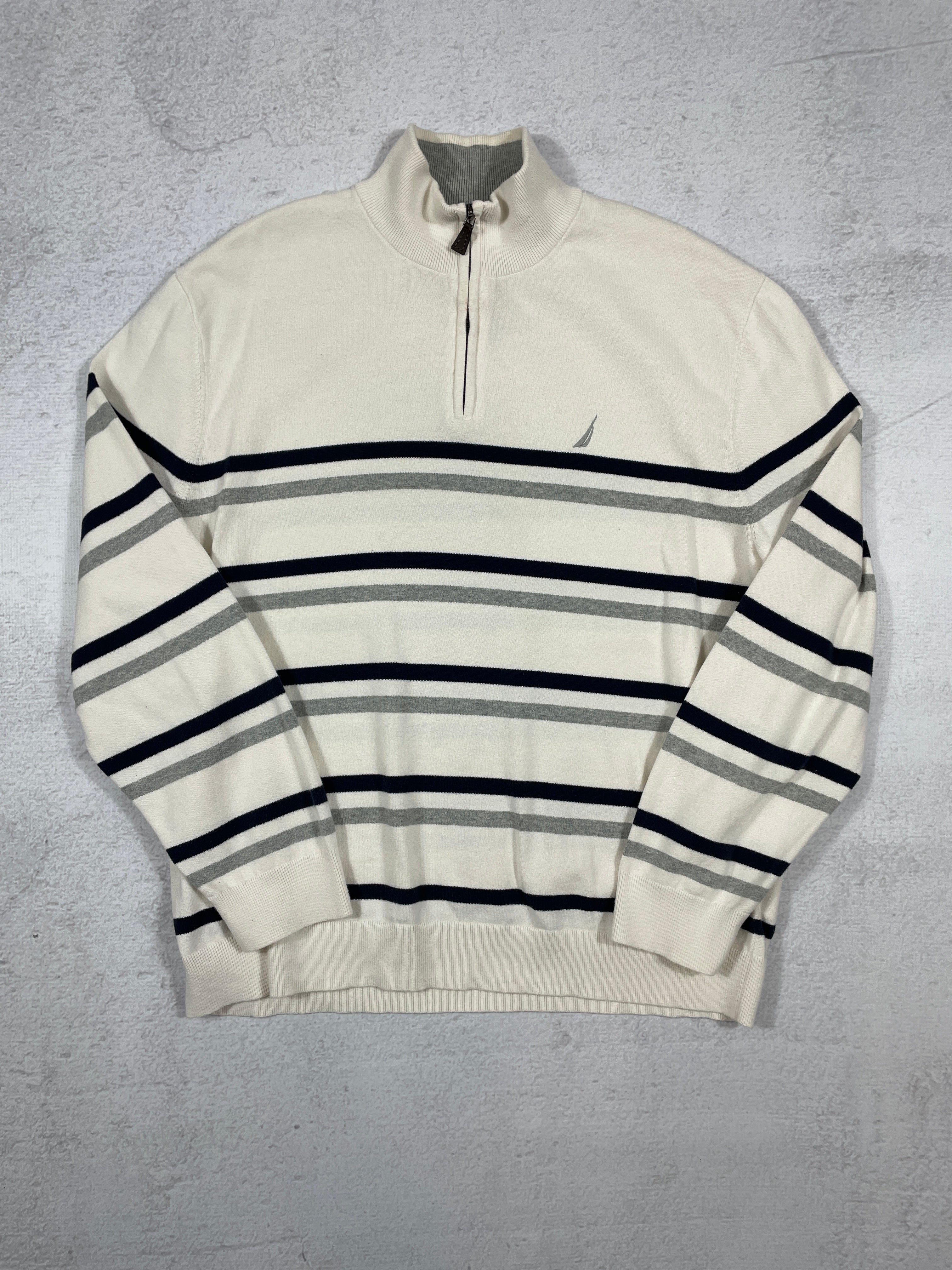 Vintage Nautica 1/4 Zip Sweatshirt - Men's XL