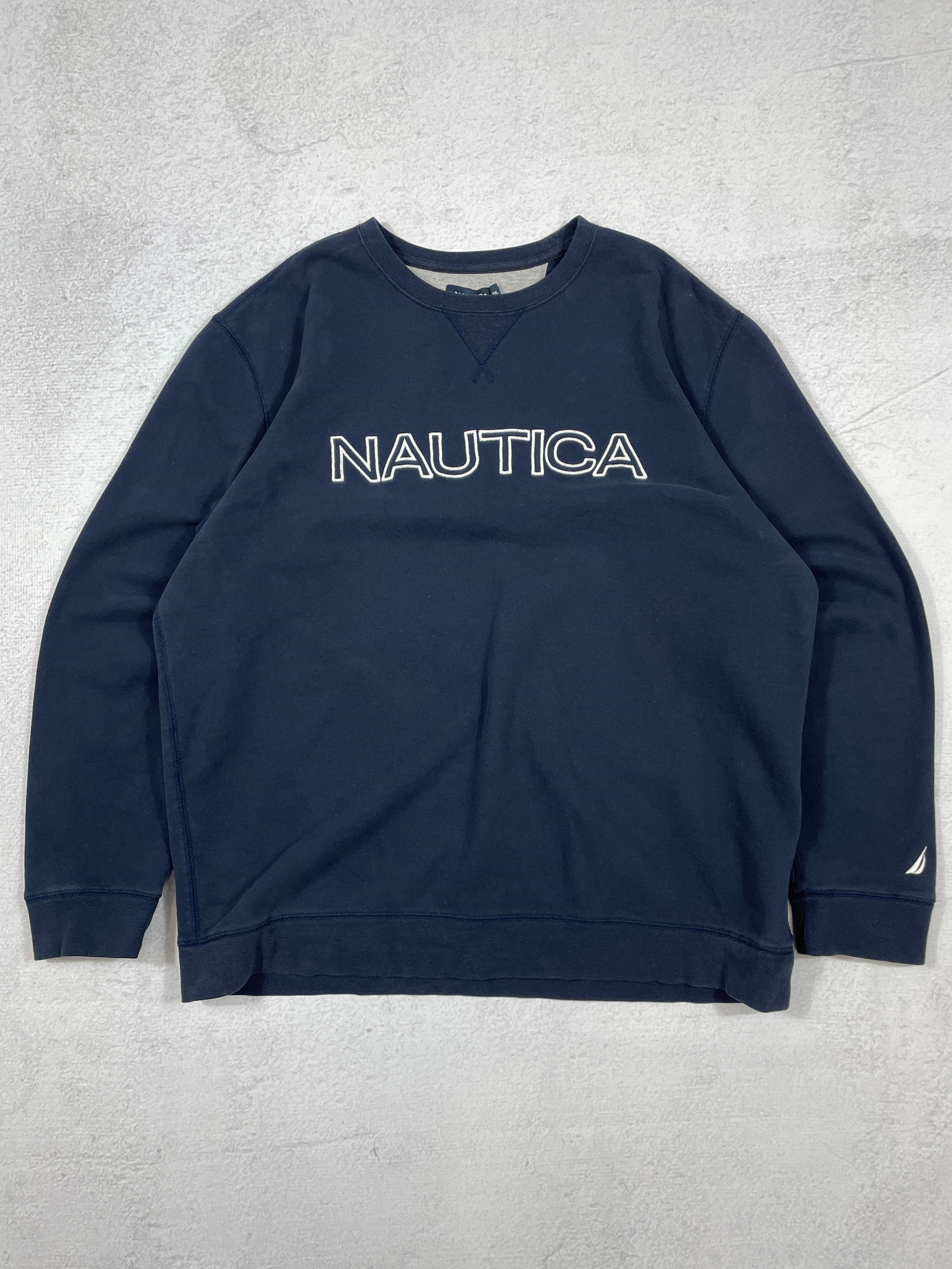 Vintage Nautica Crewneck Sweatshirt - Men's 2XL