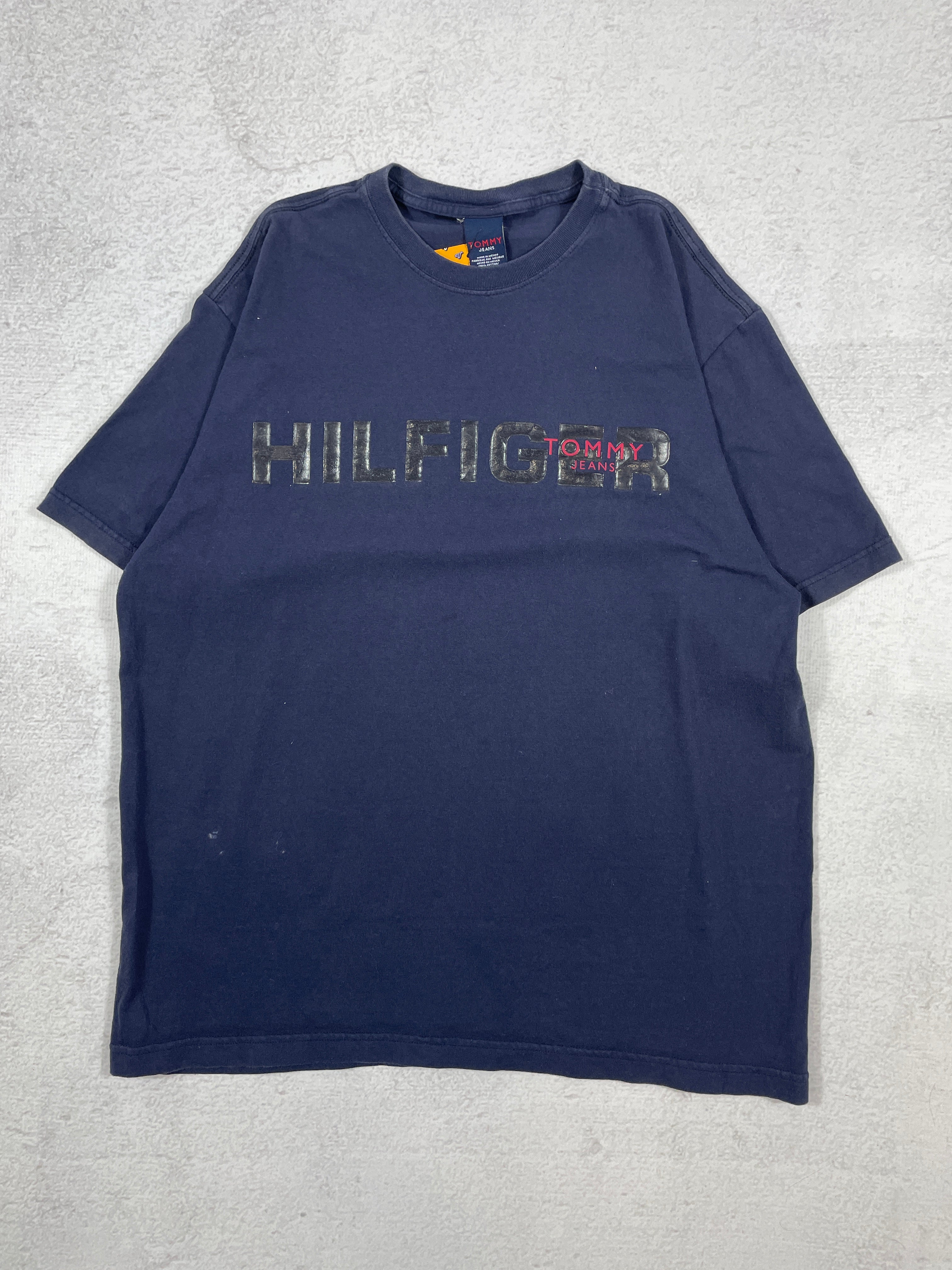 Vintage Tommy Hilfiger Graphic T-Shirt - Men's XL