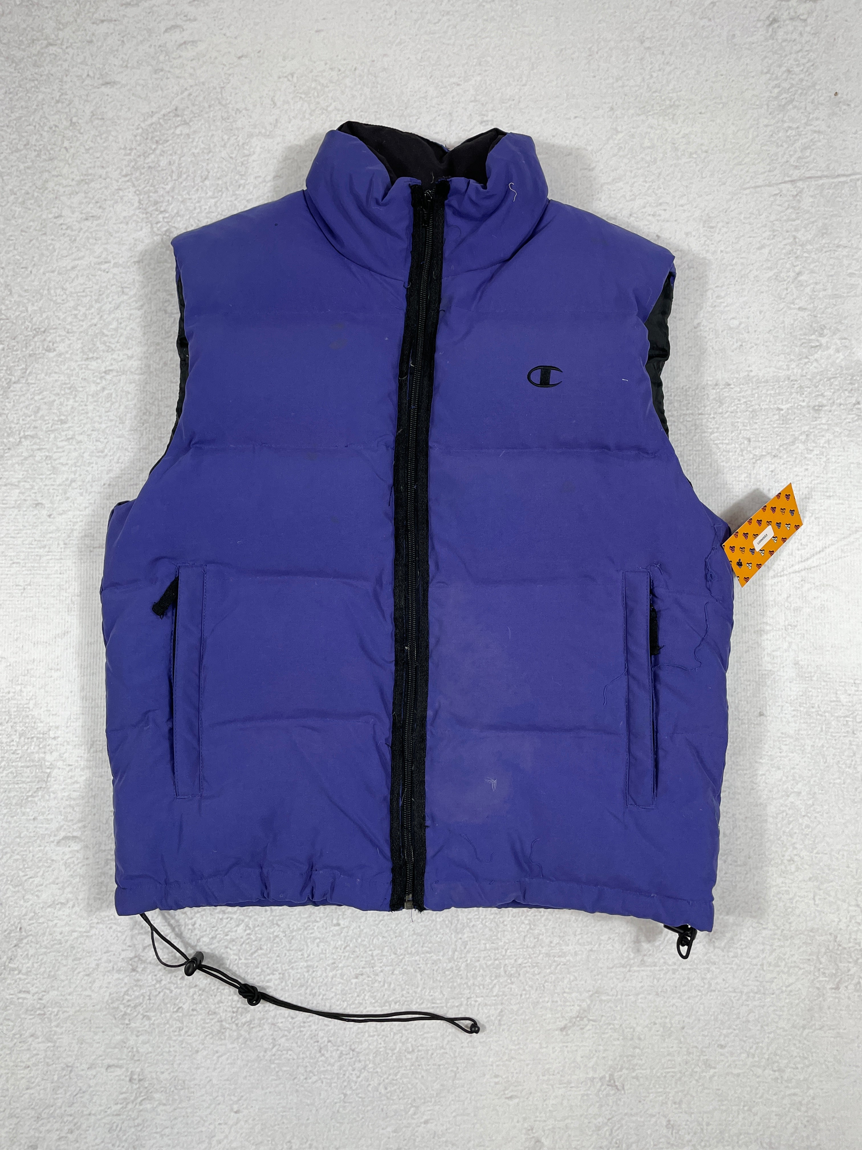 Vintage Champion Insulated Vest - Men's Medium