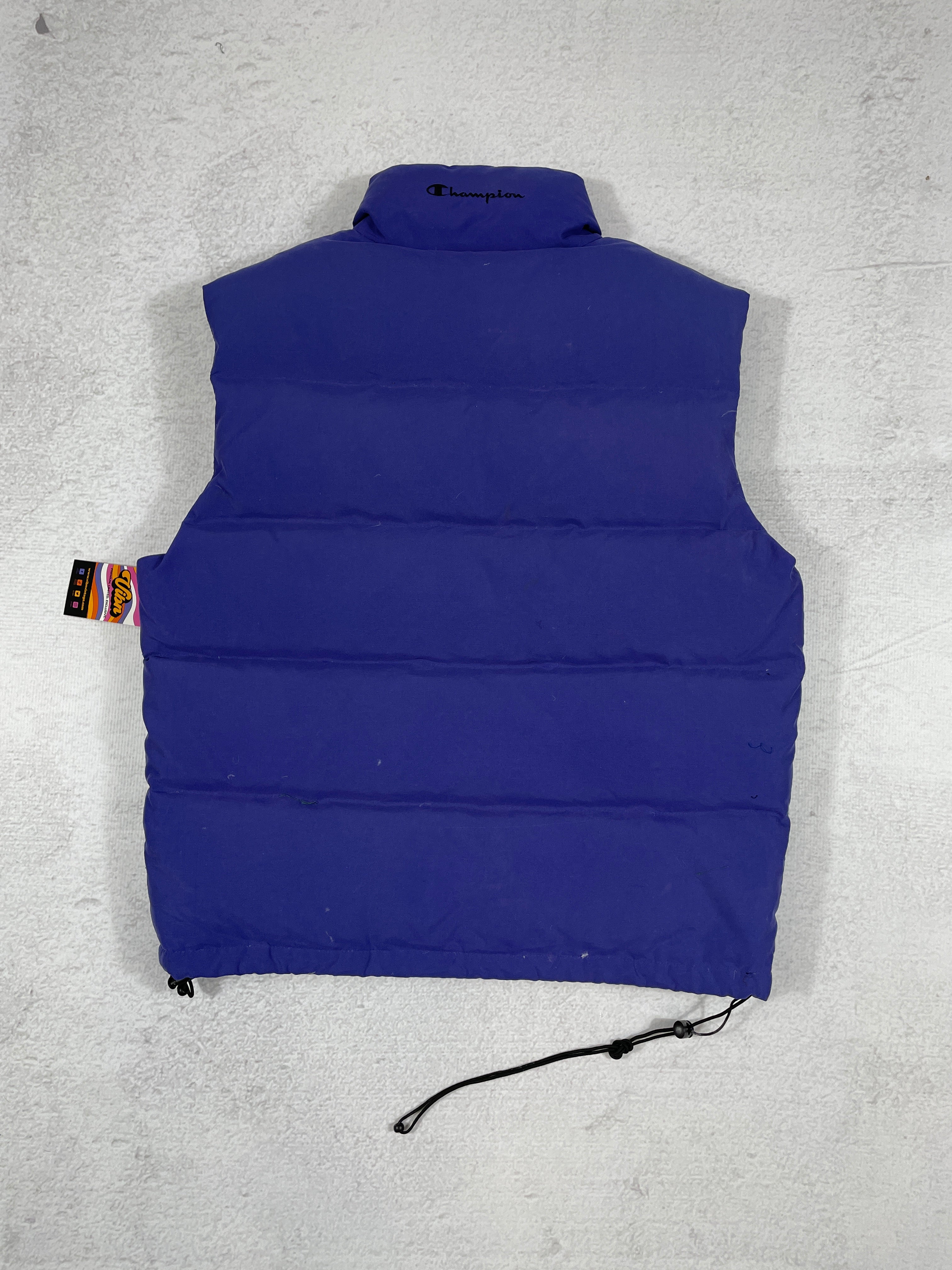 Vintage Champion Insulated Vest - Men's Medium