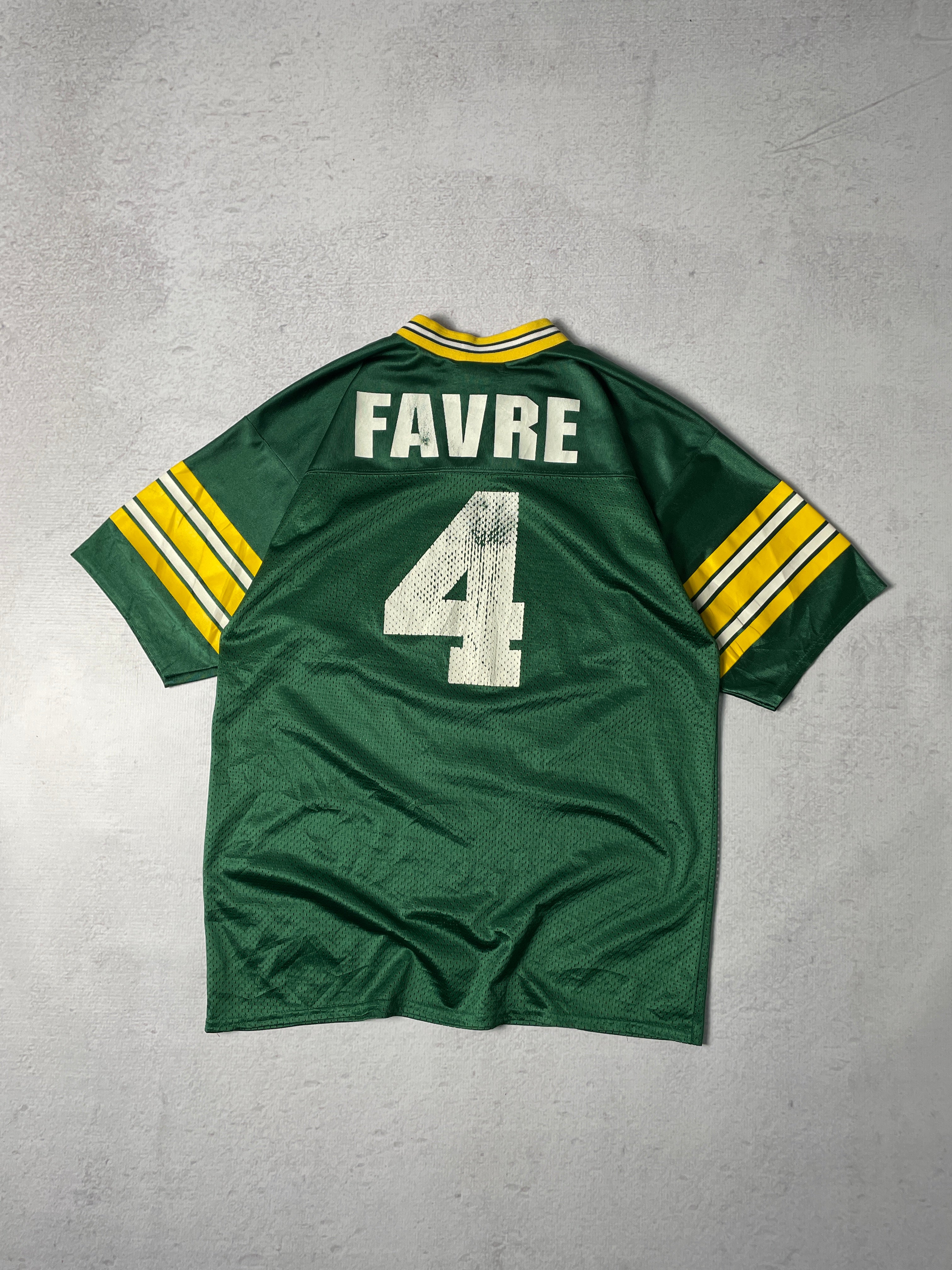 Vintage NFL Green Bay Packers Brett Favre #4 Jersey - Men's Medium