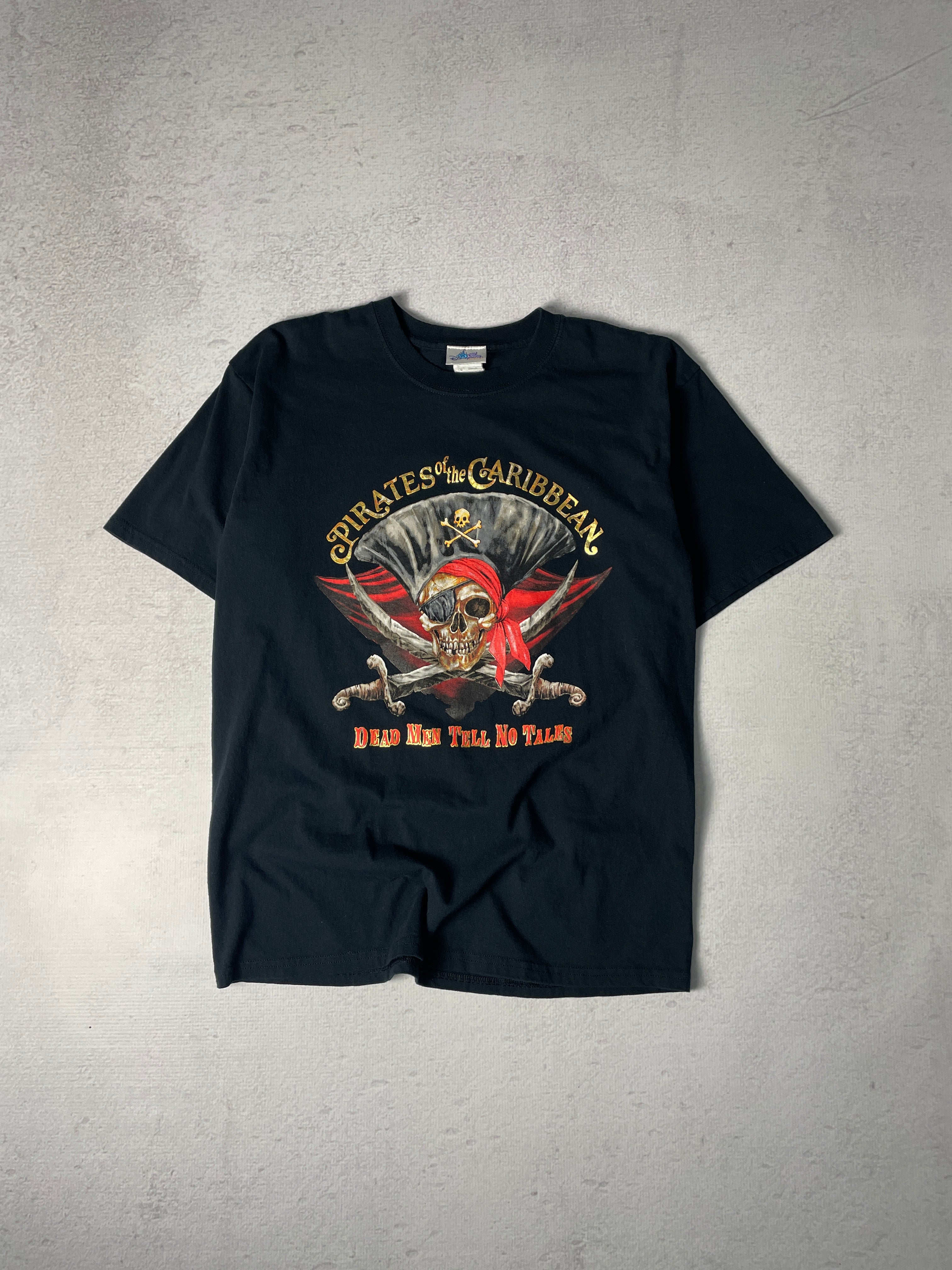 Vintage 90s Disney Pirates of the Caribbean T-Shirt - Men's Large
