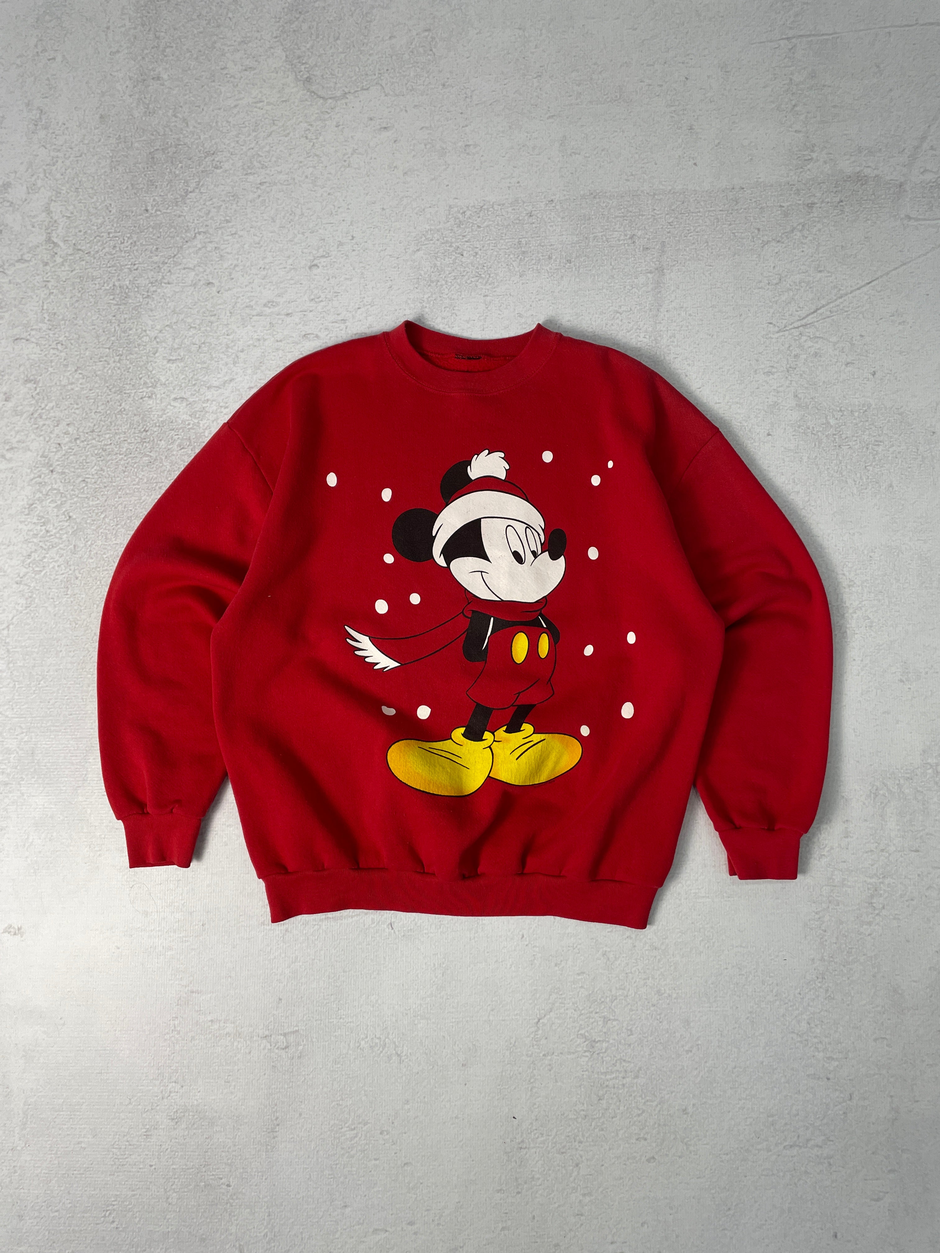 Vintage Disney Mickey Mouse Crewneck Sweatshirt - Men's Large