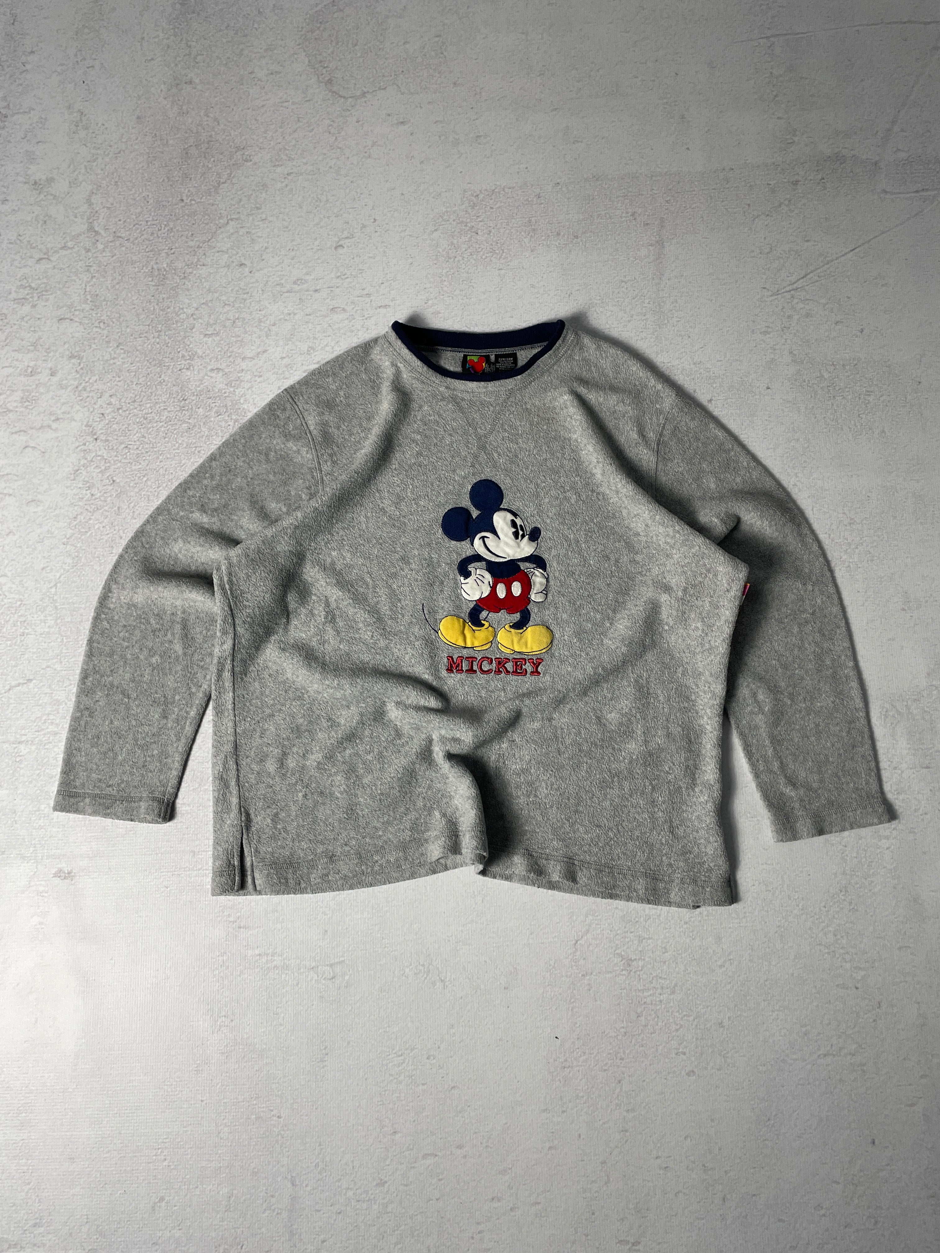 Vintage Disney Mickey Fleece Sweatshirt - Women's XL
