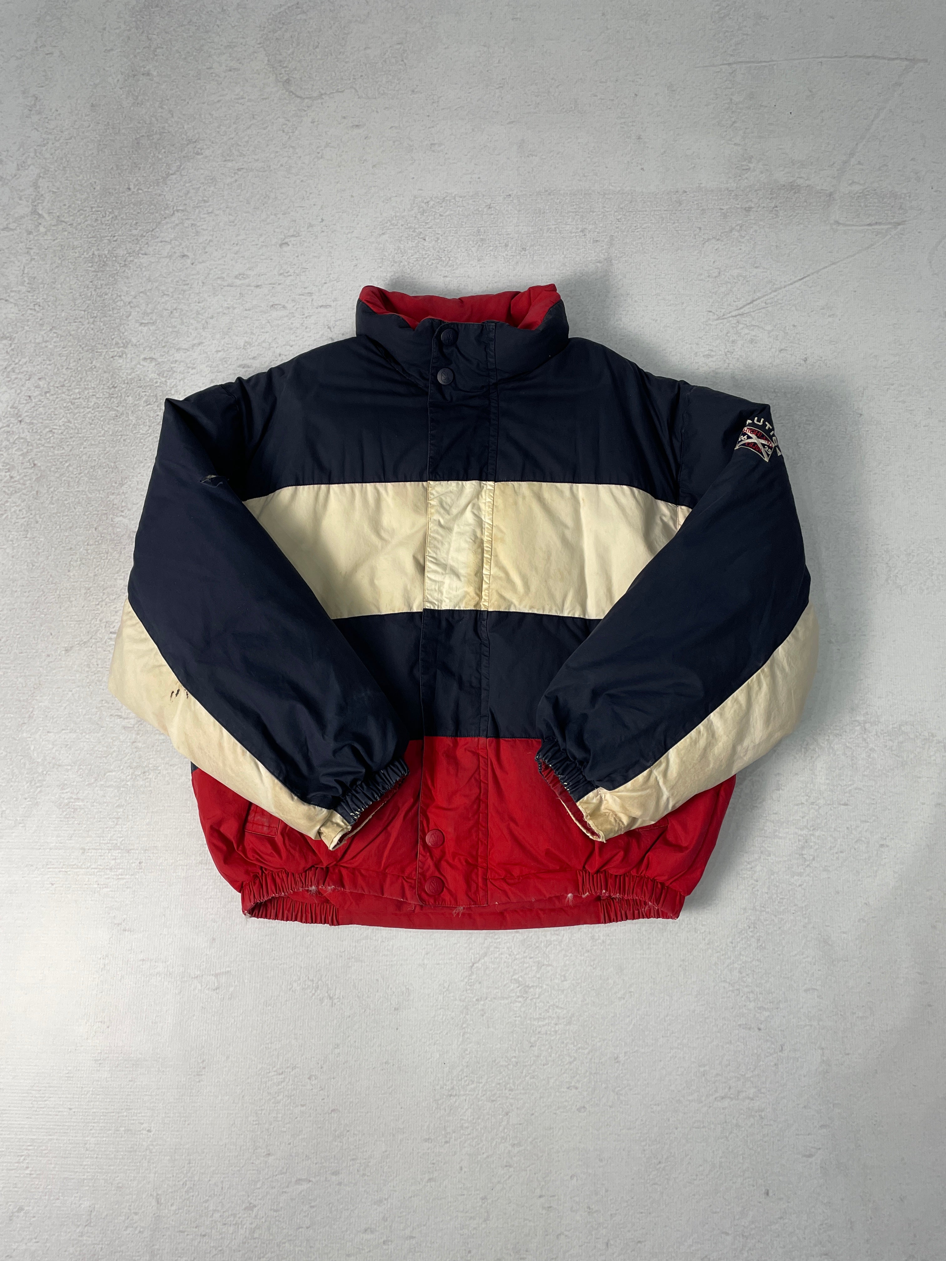 Vintage Nautica Reversible Insulated Jacket - Men's Large