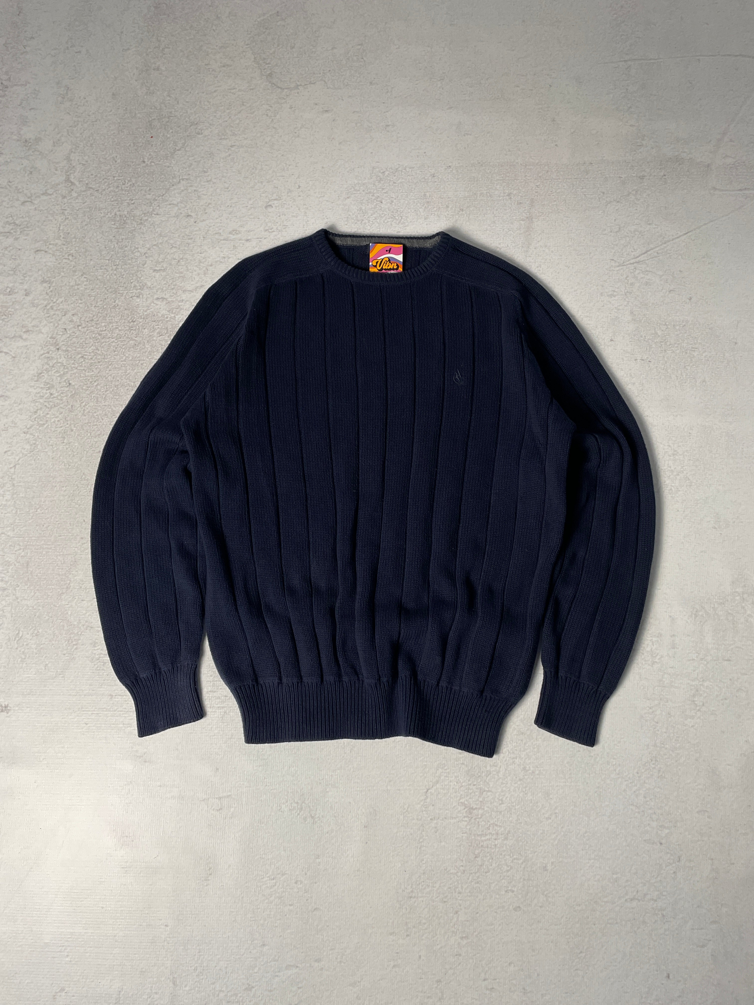 Vintage Nautica Knitted Sweatshirt - Men's 2XL