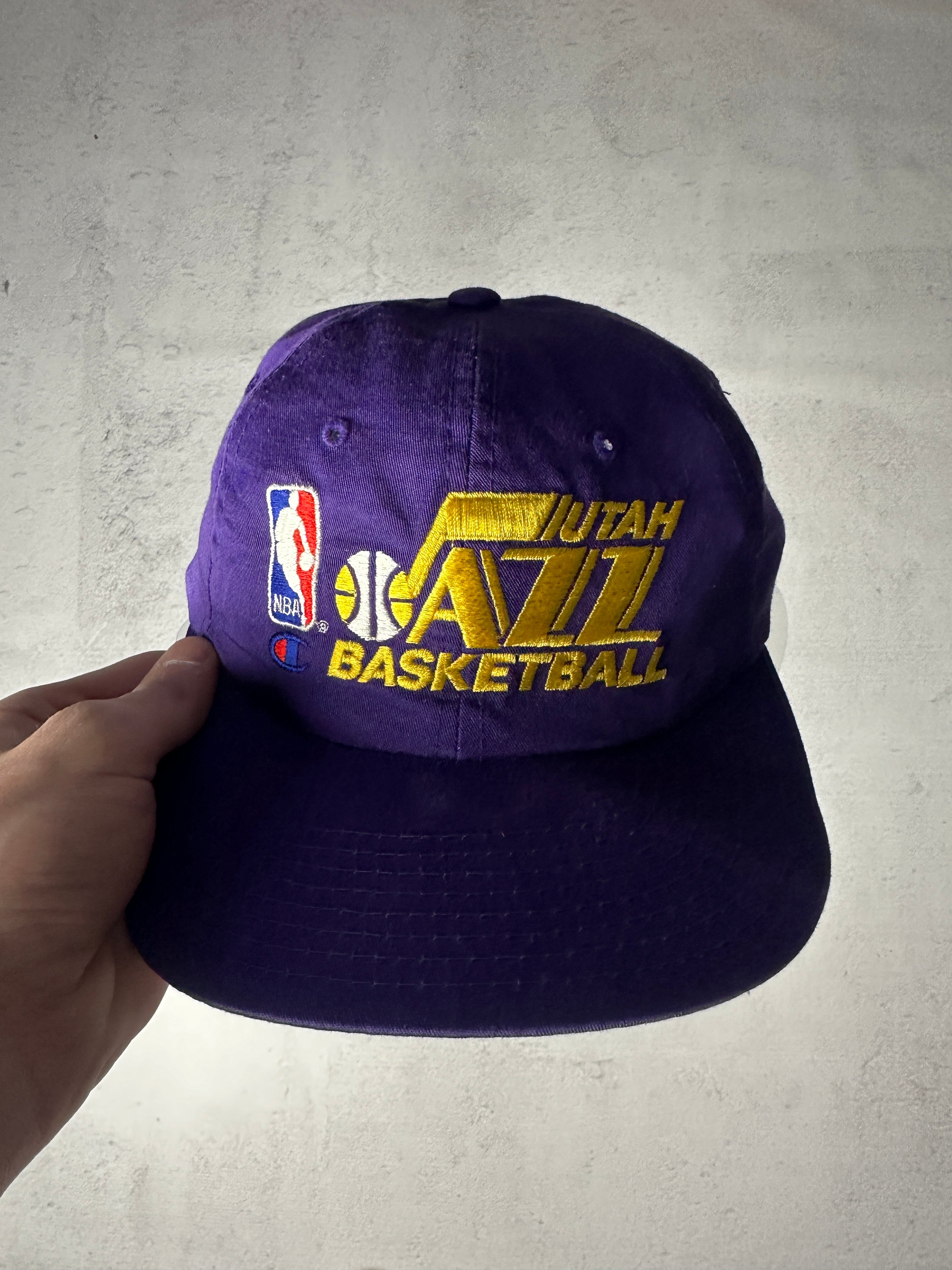 Vintage NBA Utah Jazz Snap-Back Hat - Adjustable