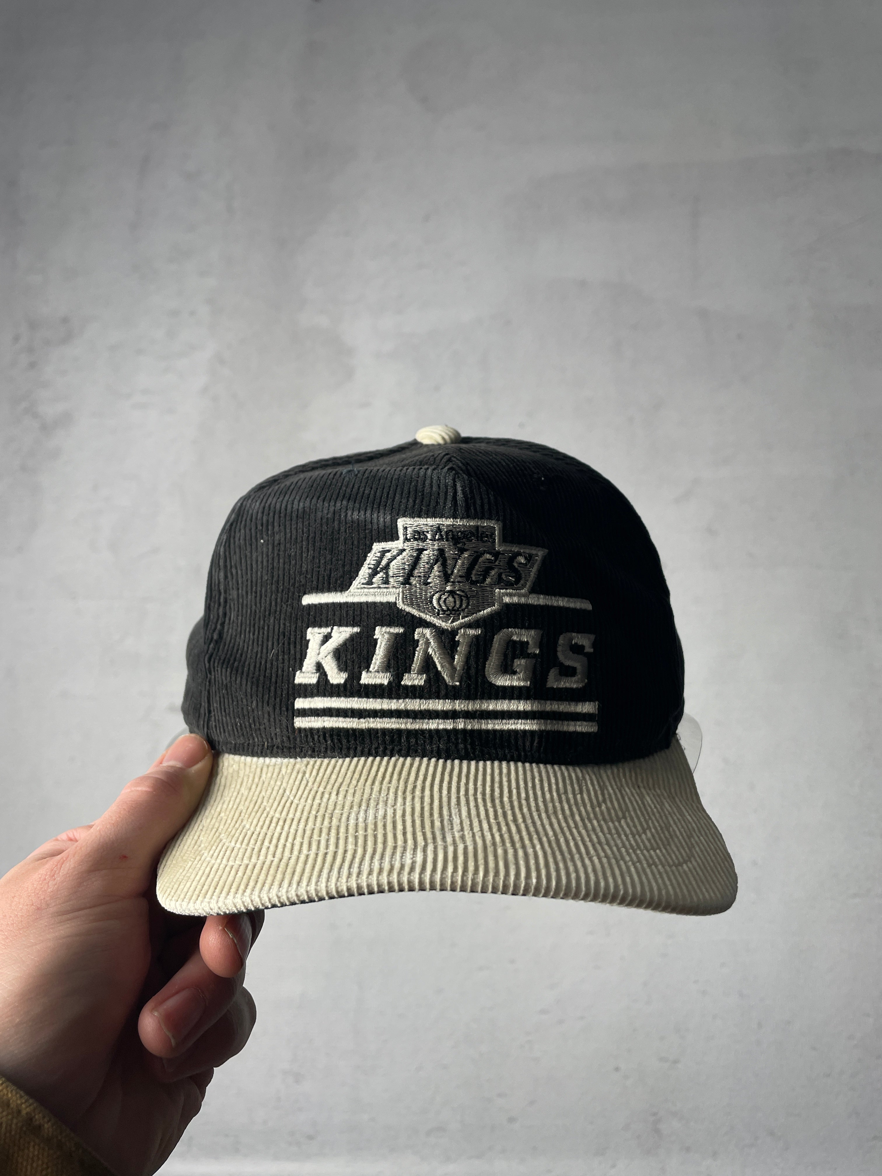Vintage NHL Los Angeles Kings Corduroy Adjustable Hat - Adjustable