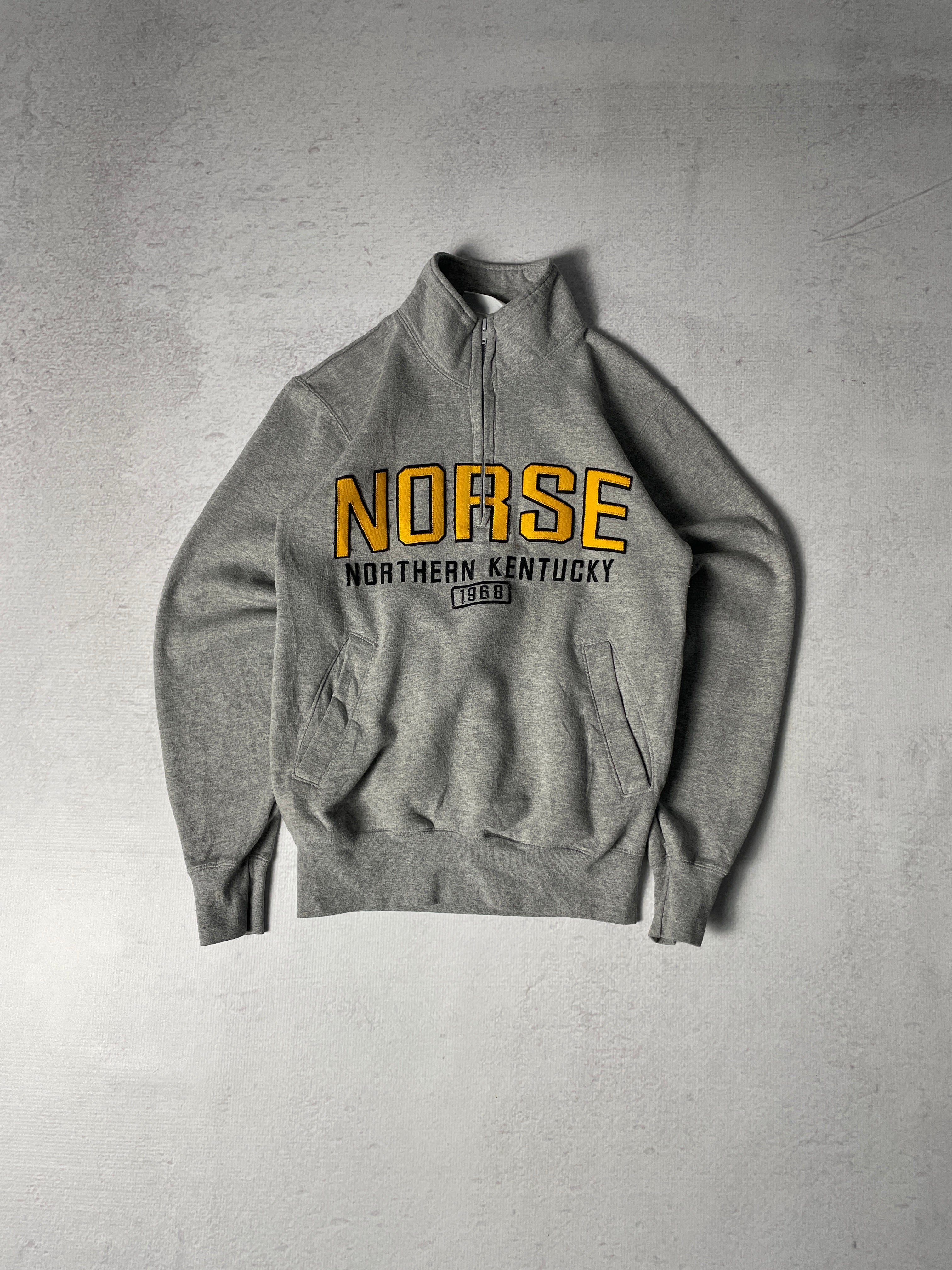 Vintage Champion Norse Northern Kentucky 1/4 Zip Sweatshirt - Men's XS