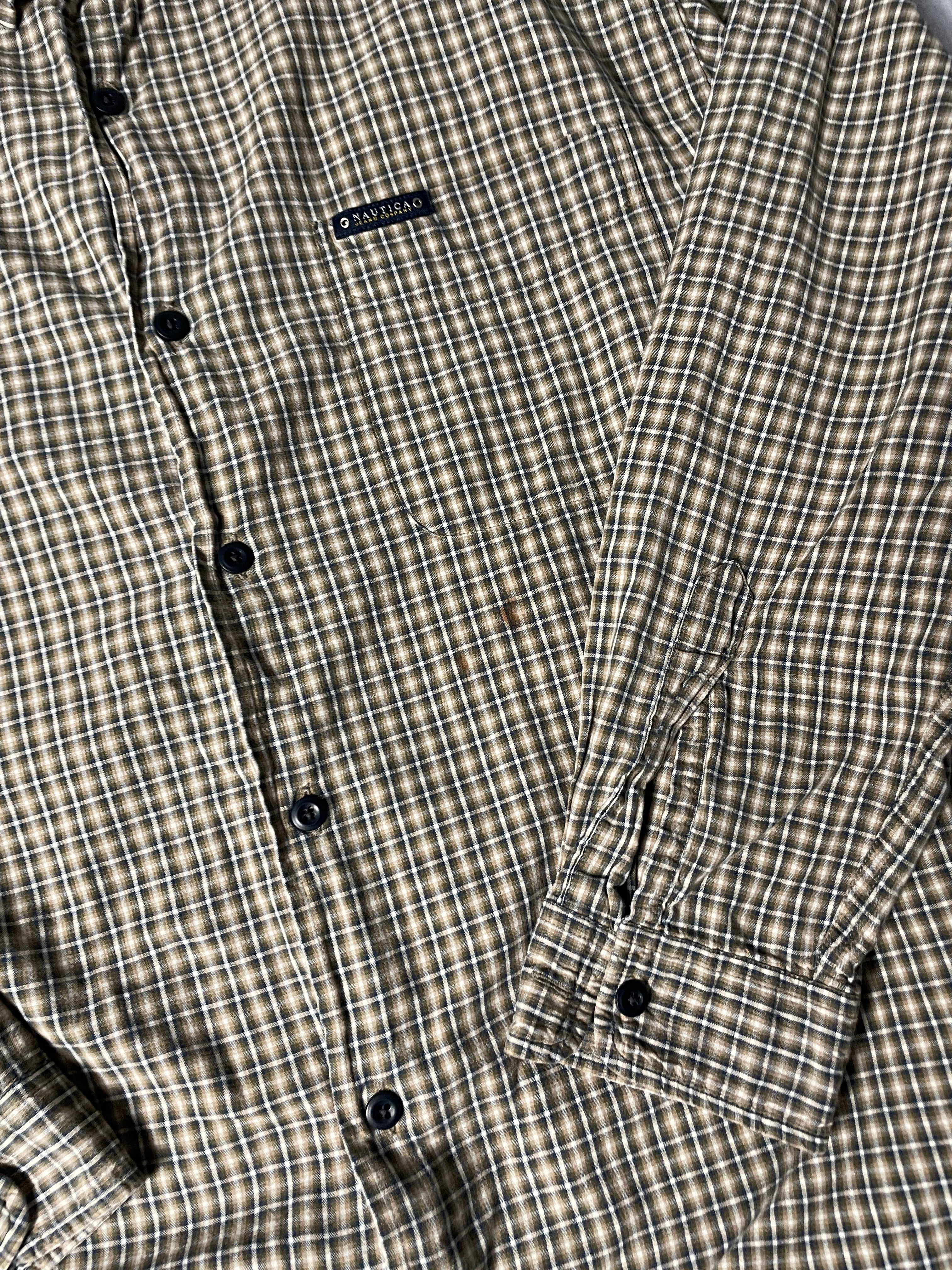 Vintage Nautica Buttoned Shirt - Men's Large