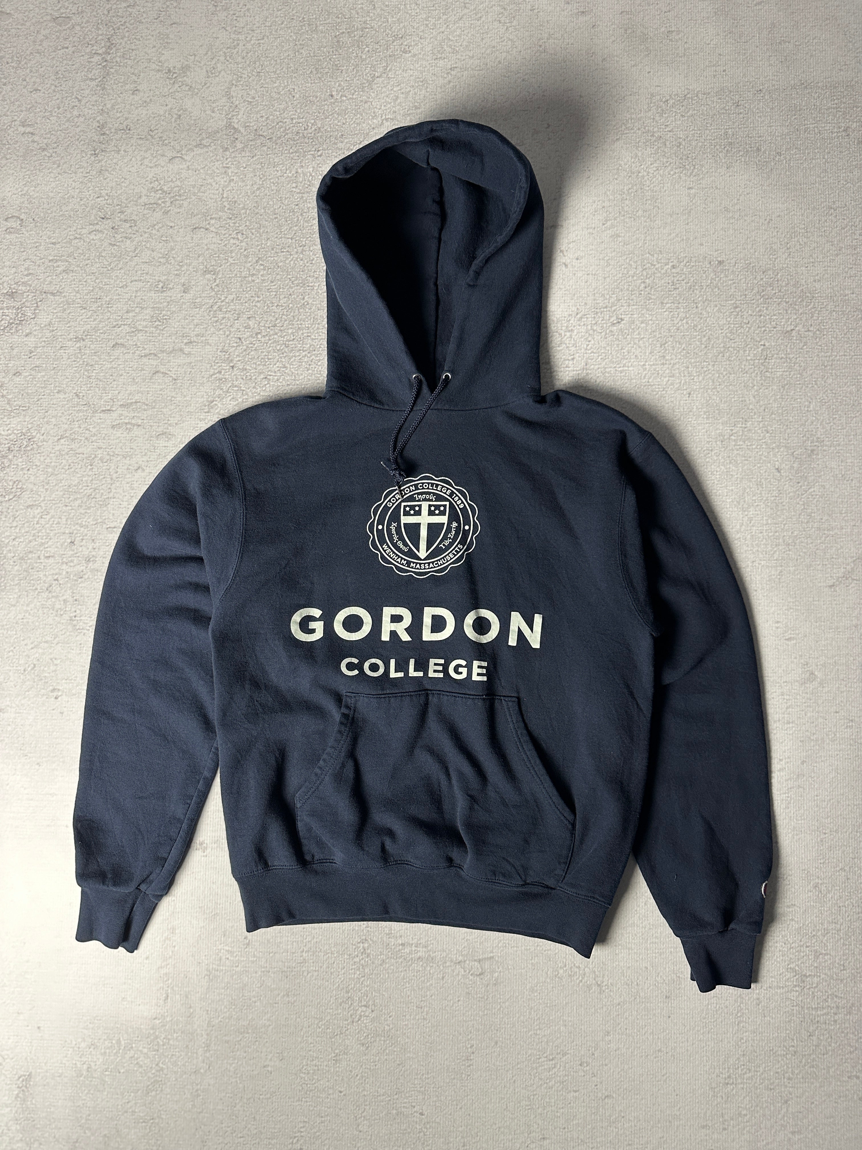 Vintage Champion Gordon College Hoodie - Men's Small