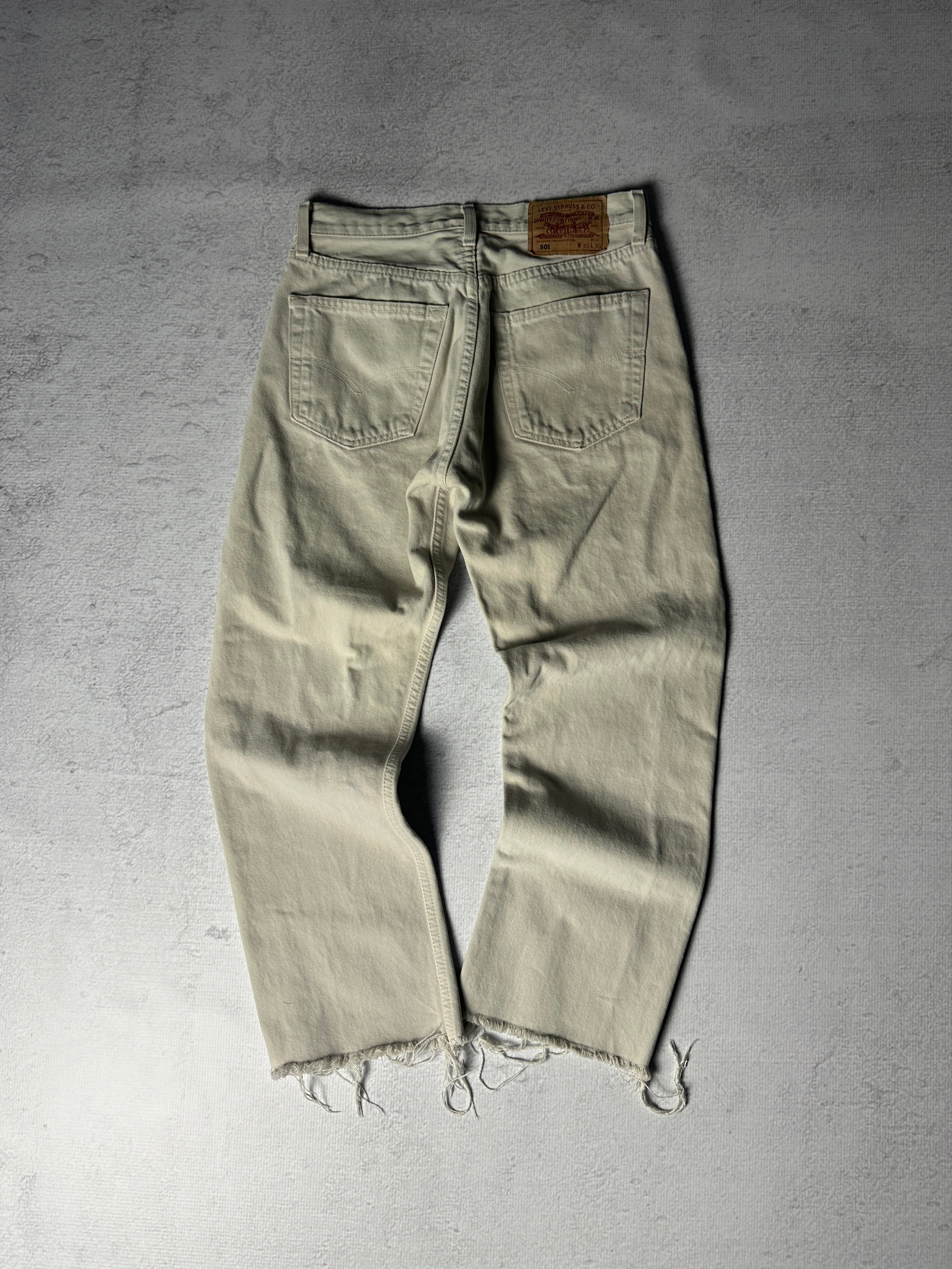 Vintage Levis Cropped 501 Jeans - Men's 30Wx27L