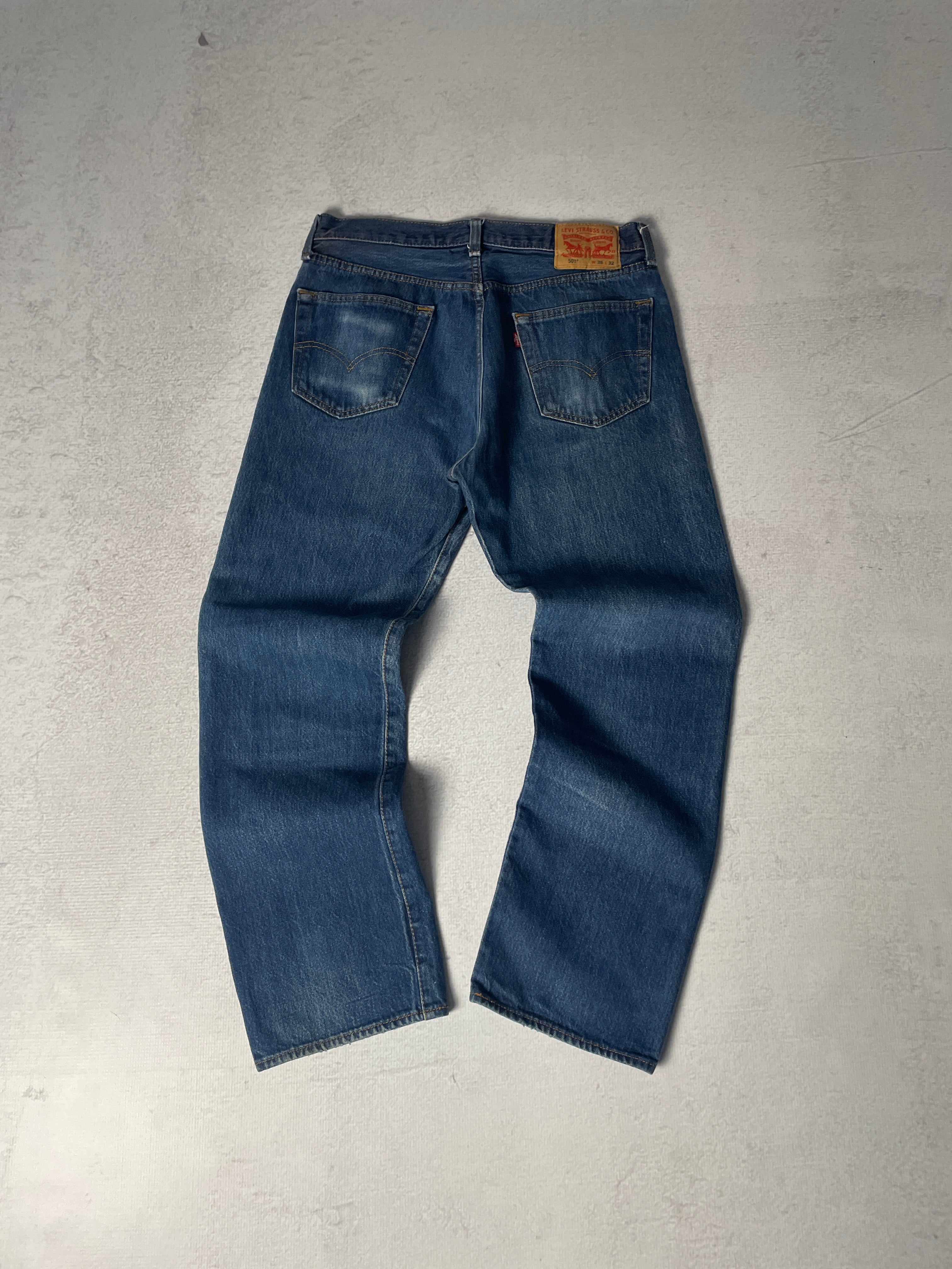 Vintage Bleached Levis 501 Jeans - Men's 35Wx32L