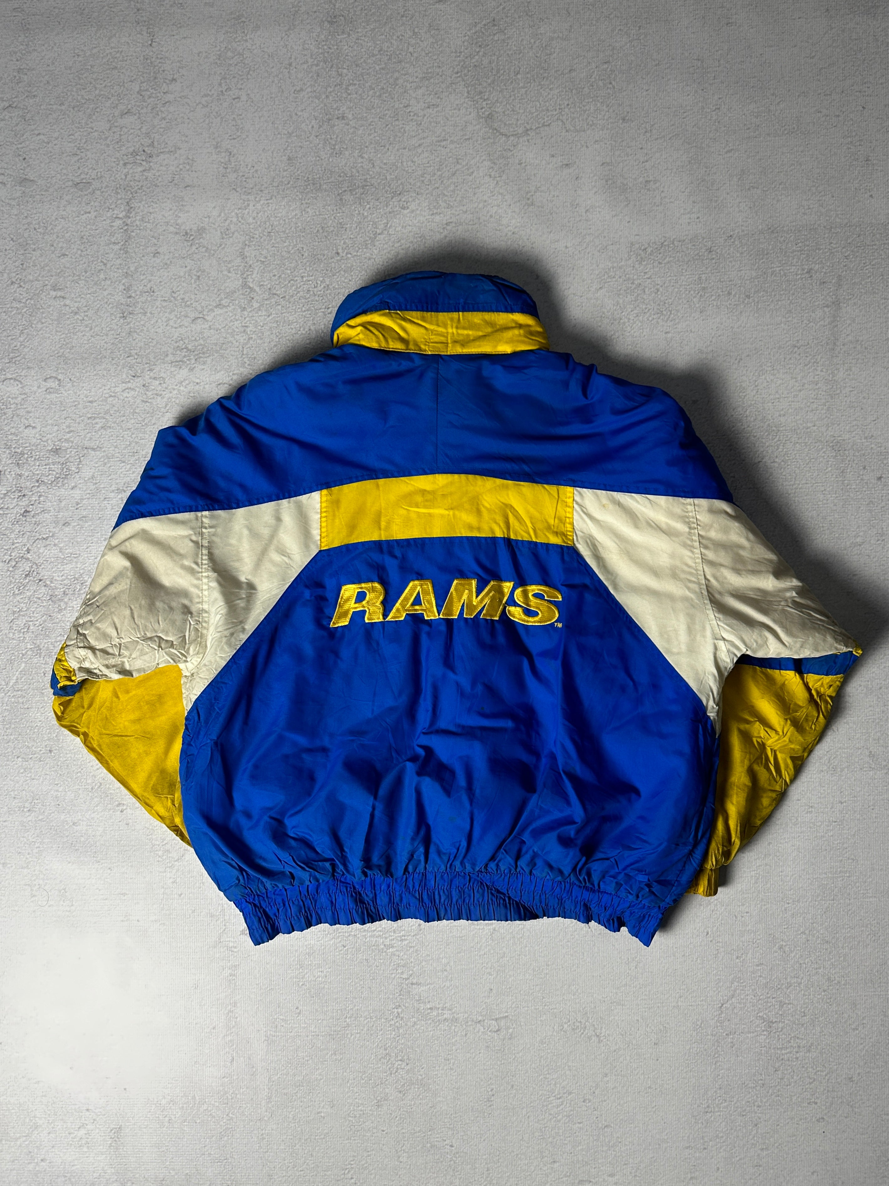 Vintage NFL St. Louis Rams Insulated Jacket - Men's Large